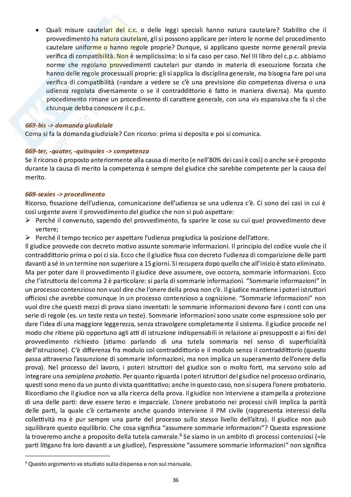 Appunti di Diritto processuale civile (modulo B) Pag. 36