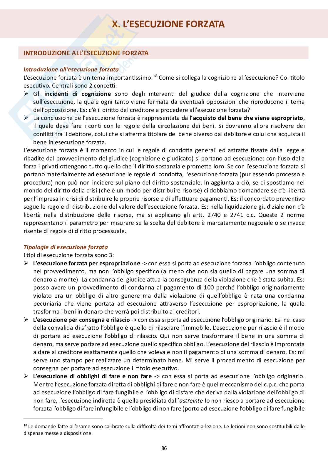 Appunti di Diritto processuale civile (modulo B) Pag. 86