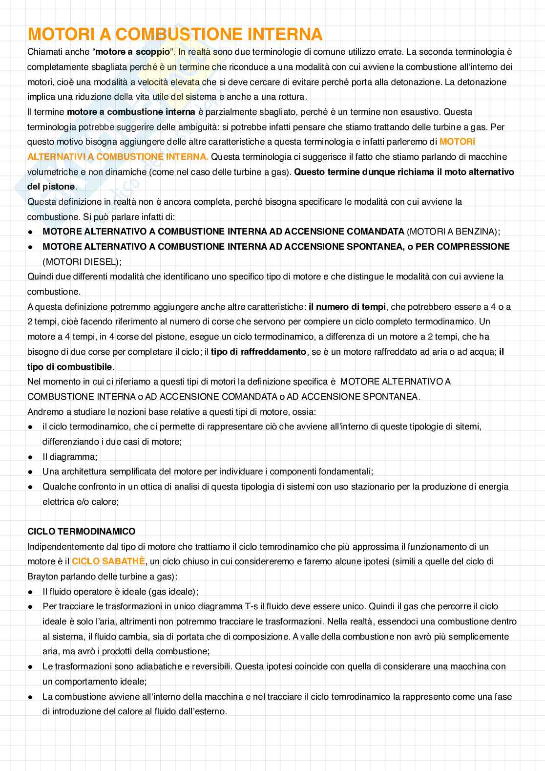 Appunti completi del corso Macchine e sistemi energetici  Pag. 1