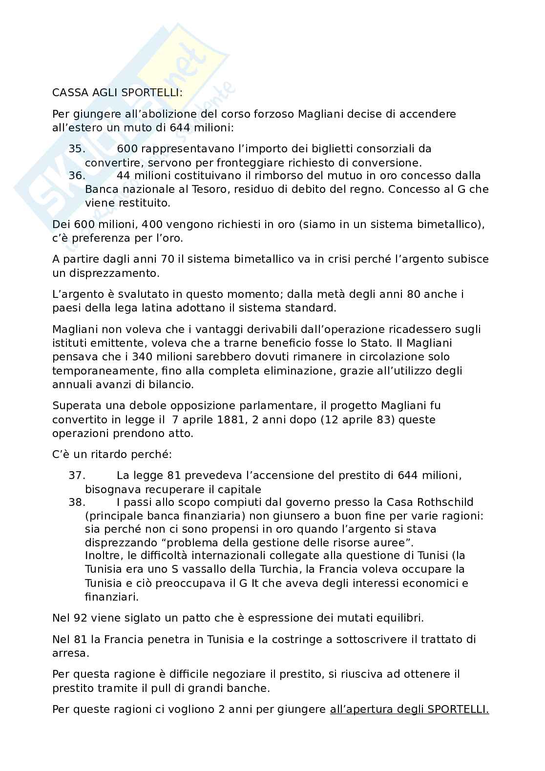 Storia economica Pag. 16