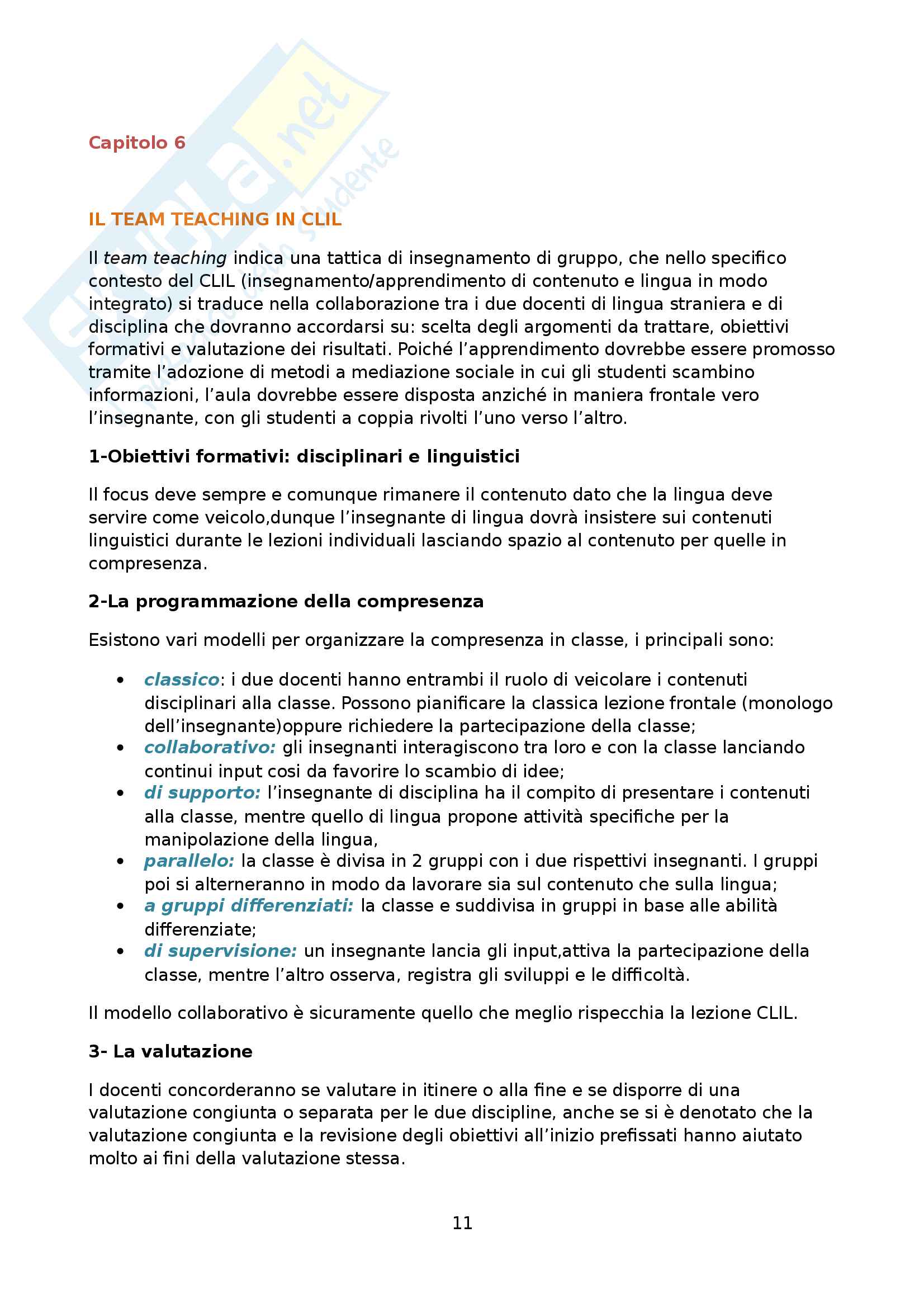 Riassunti per l'esame della prof. Mazzotta didattica delle lingue moderne, approcci didattici per l'insegnamento delle lingue straniere Pag. 11