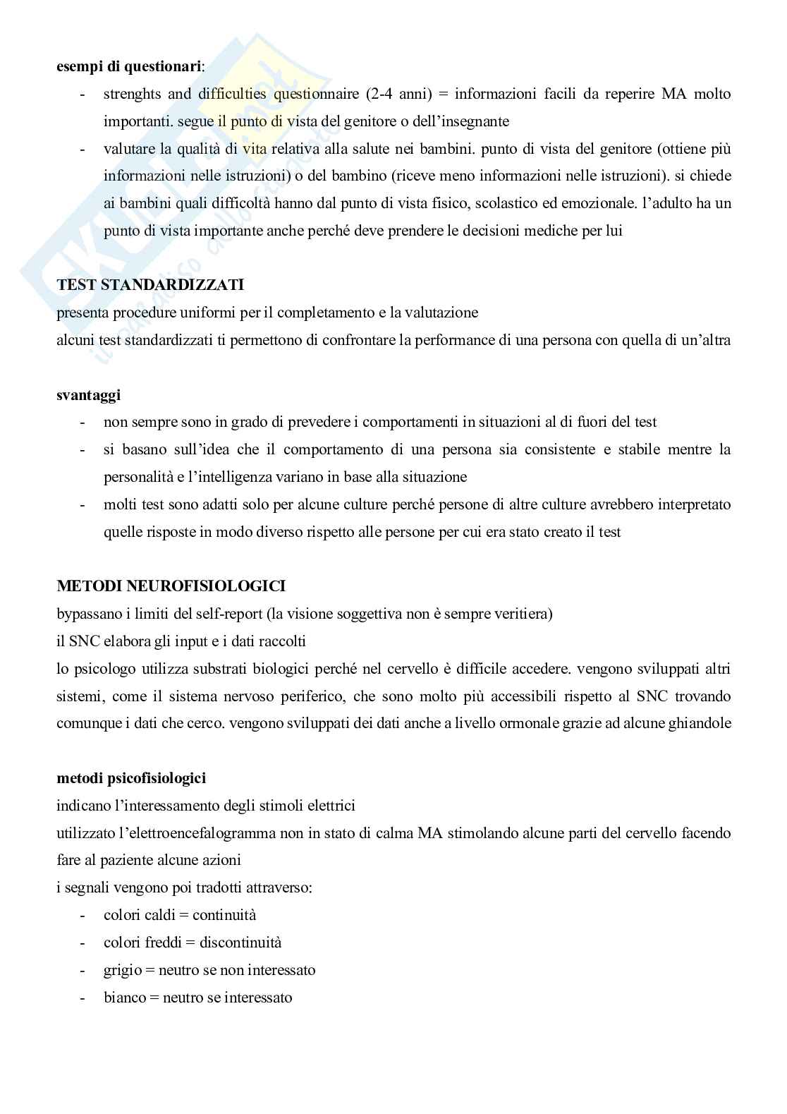 Appunti Psicologia dello sviluppo  Pag. 11