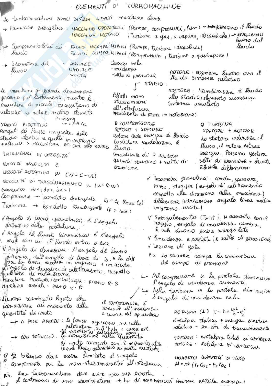 Schemi Fluidodinamiche e macchine Pag. 1