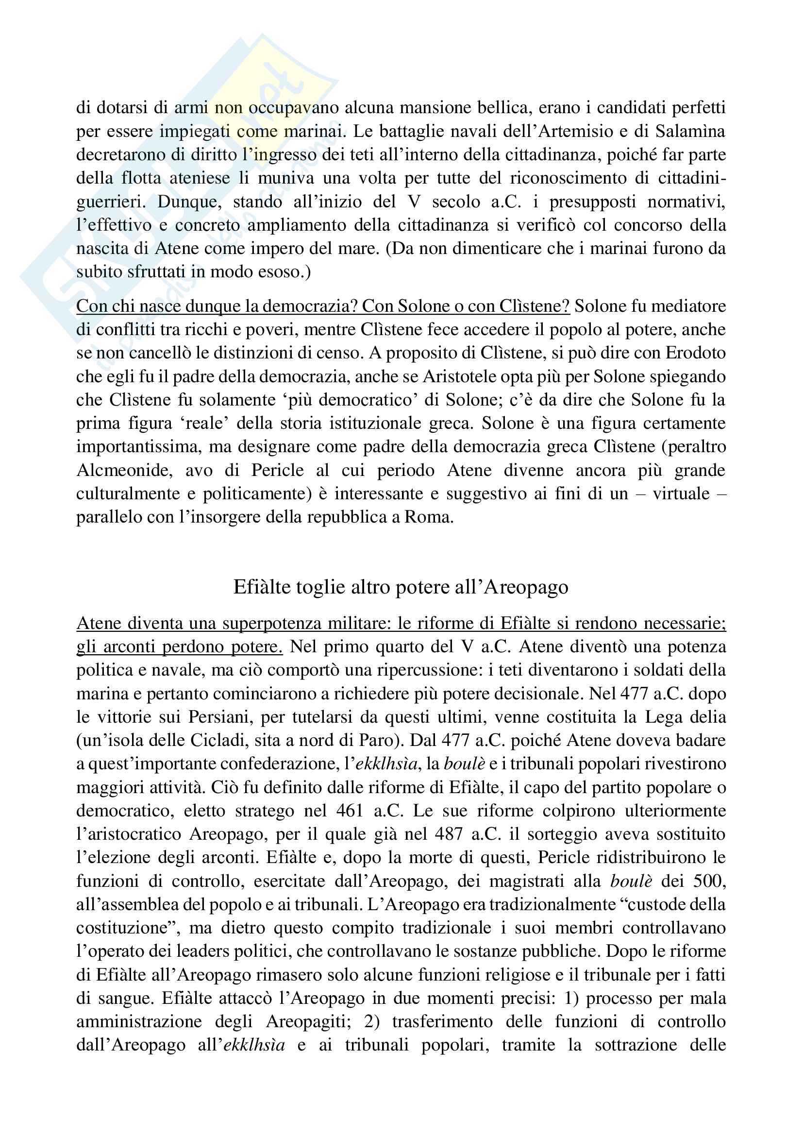 Istituzioni politiche greche Pag. 21