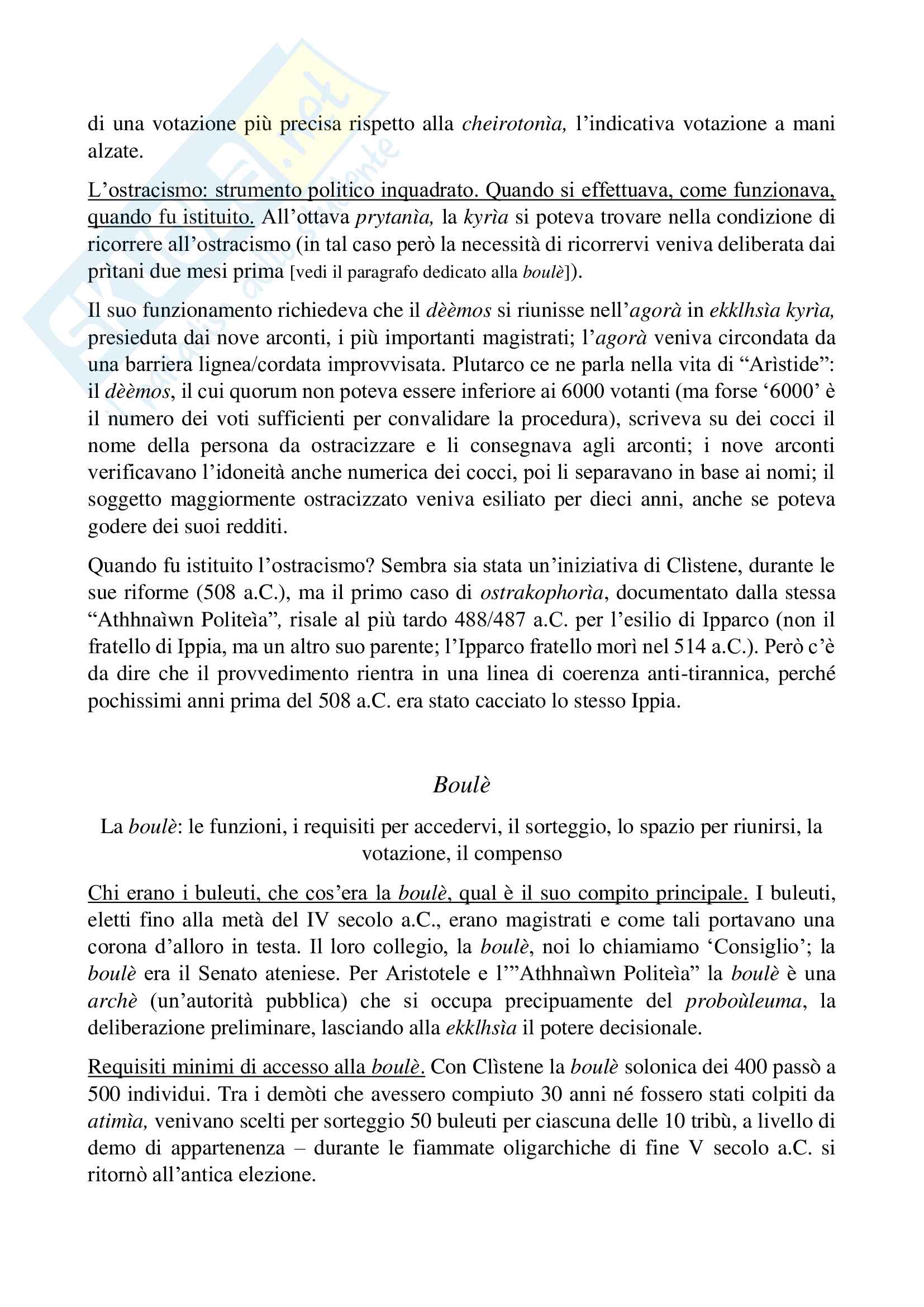 Istituzioni politiche greche Pag. 41