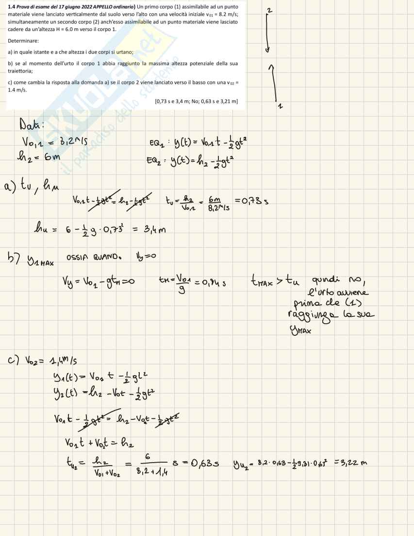 Tutoraggio Fisica 1 Pag. 11