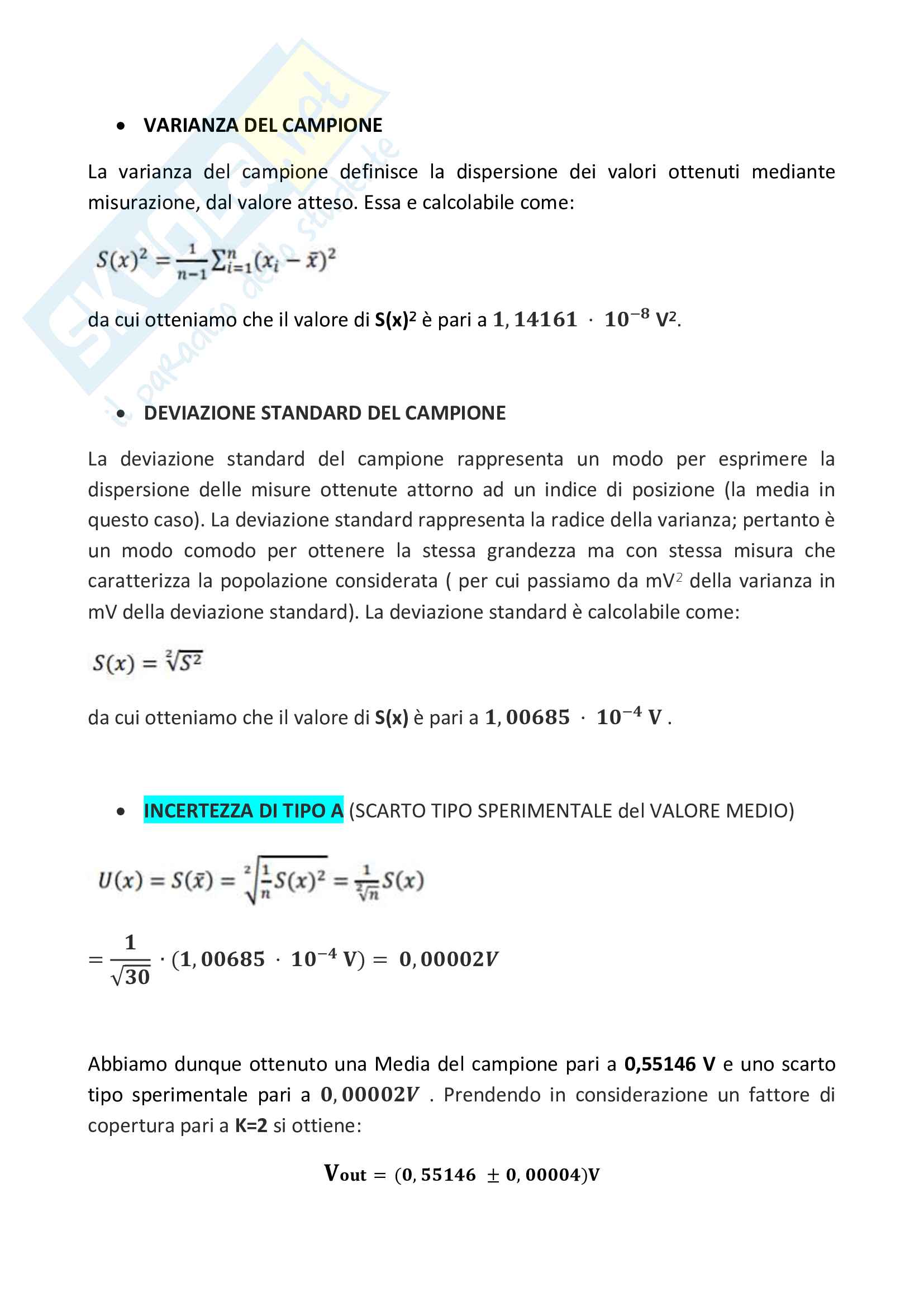 Relazioni Complete e Corrette - Misure Elettroniche - Daponte Pag. 6