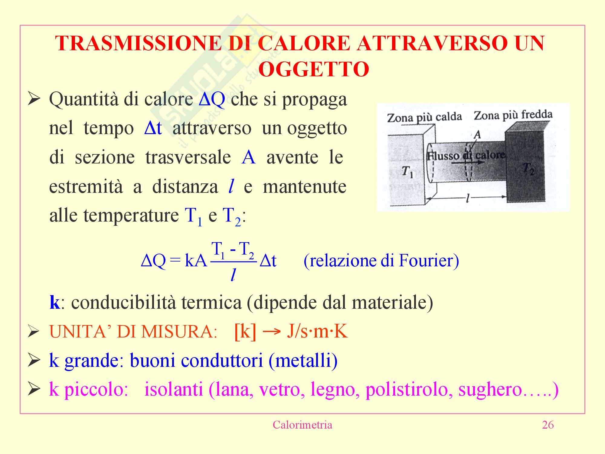 Fisica medica - calorimetria Pag. 26