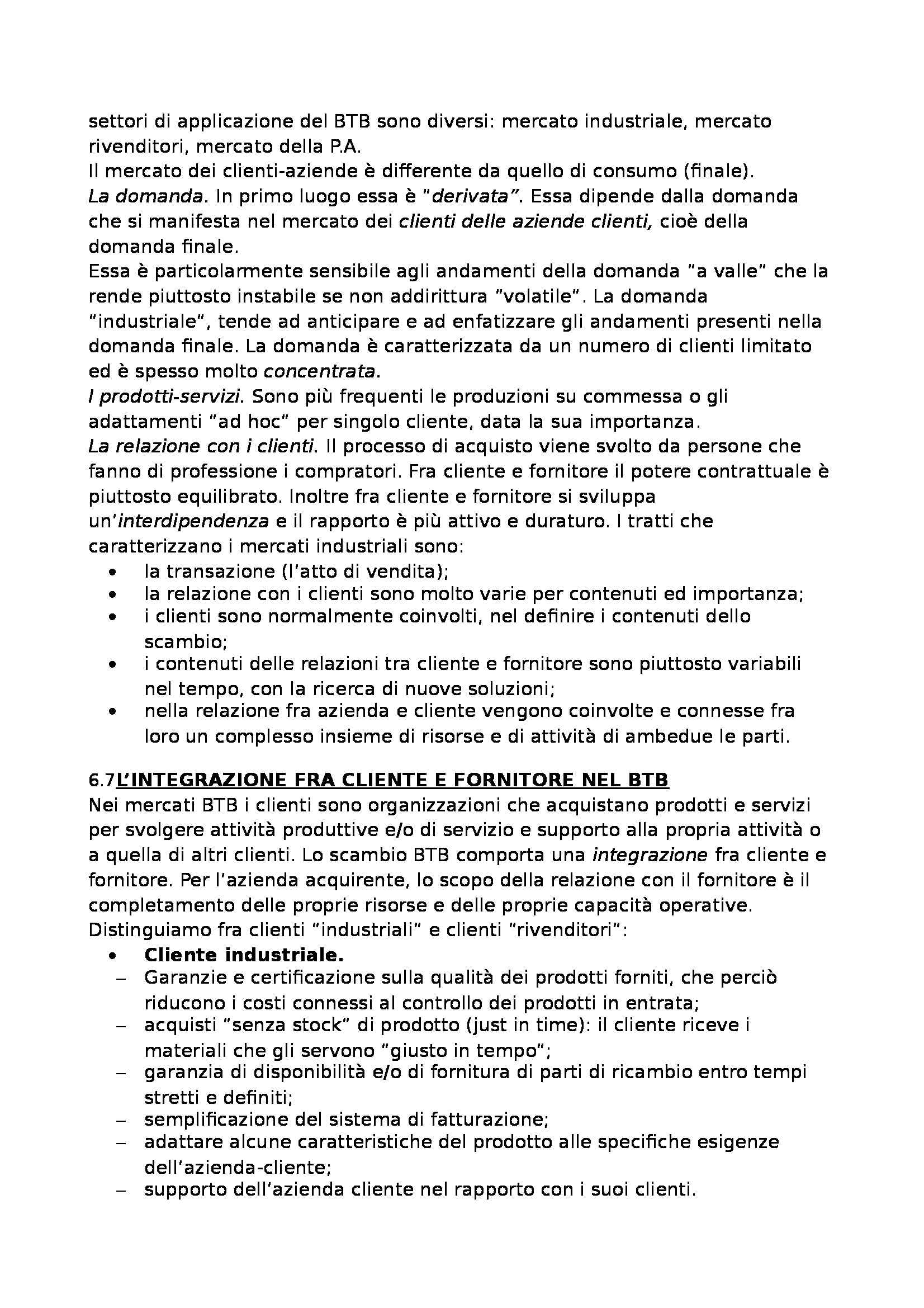 Riassunto esame Economia e Gestione delle Imprese, prof. Colurcio, libro consigliato Marketing del Prodotto-servizio, Raimondi Pag. 31