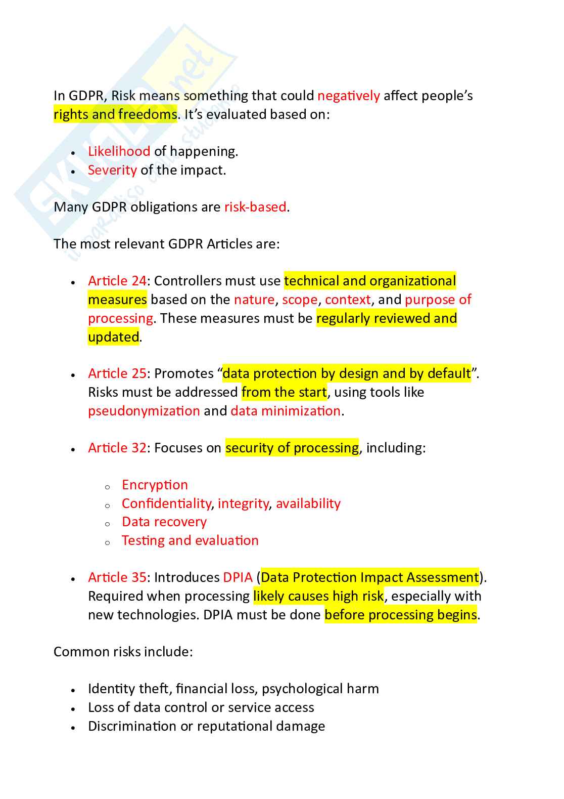 Appunti Information and technology law (parte 2) Pag. 6
