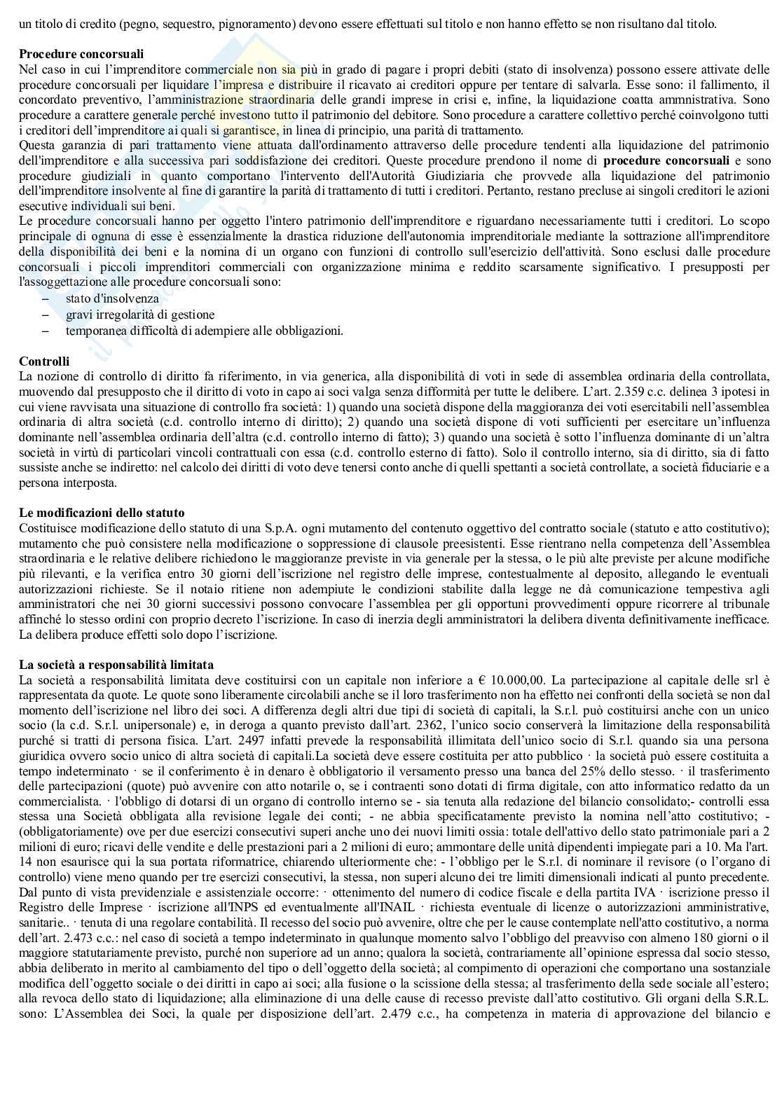 Paniere diritto commerciale - risposte aperte Pag. 21