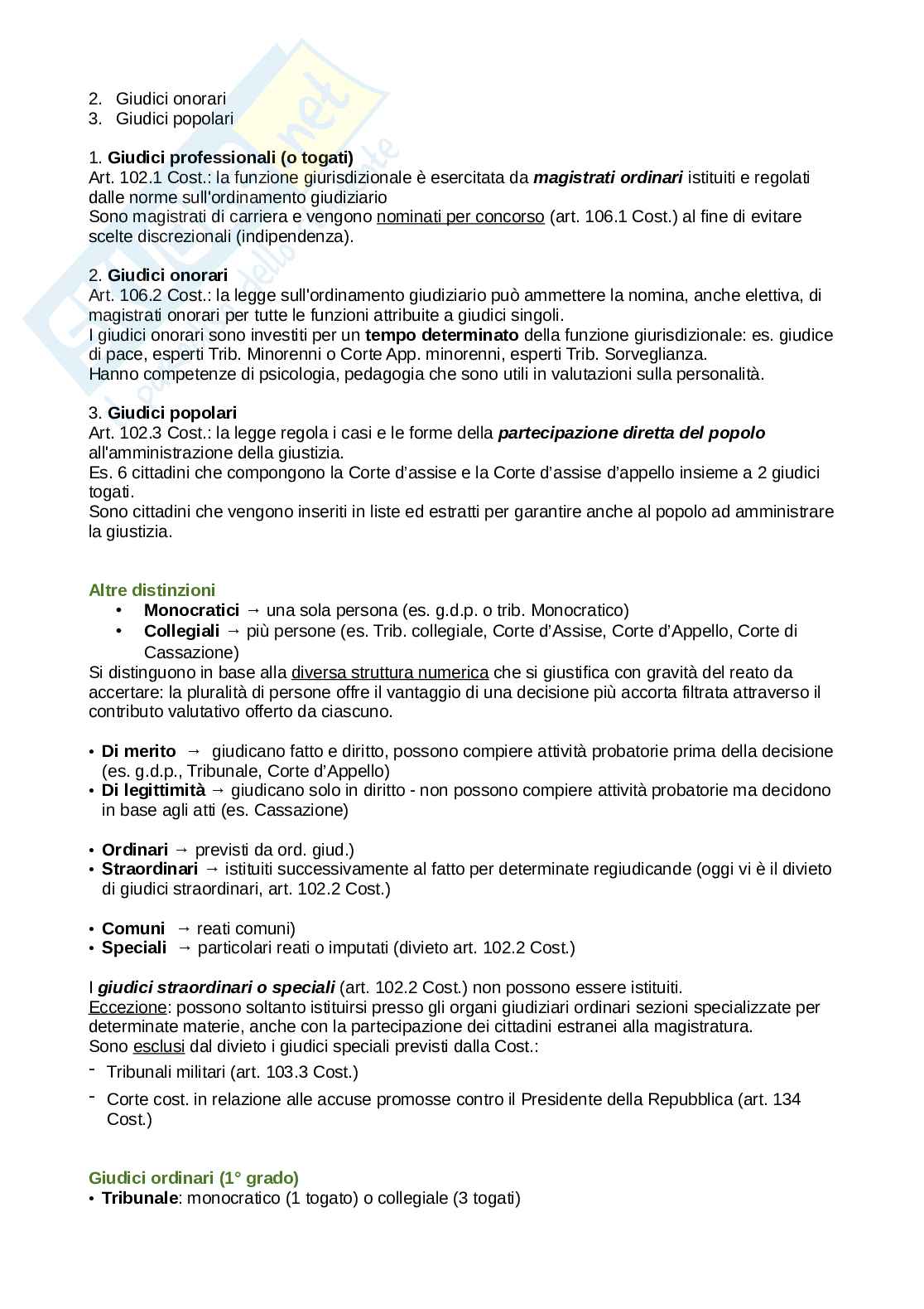 Appunti Procedura penale, primo semestre Pag. 16