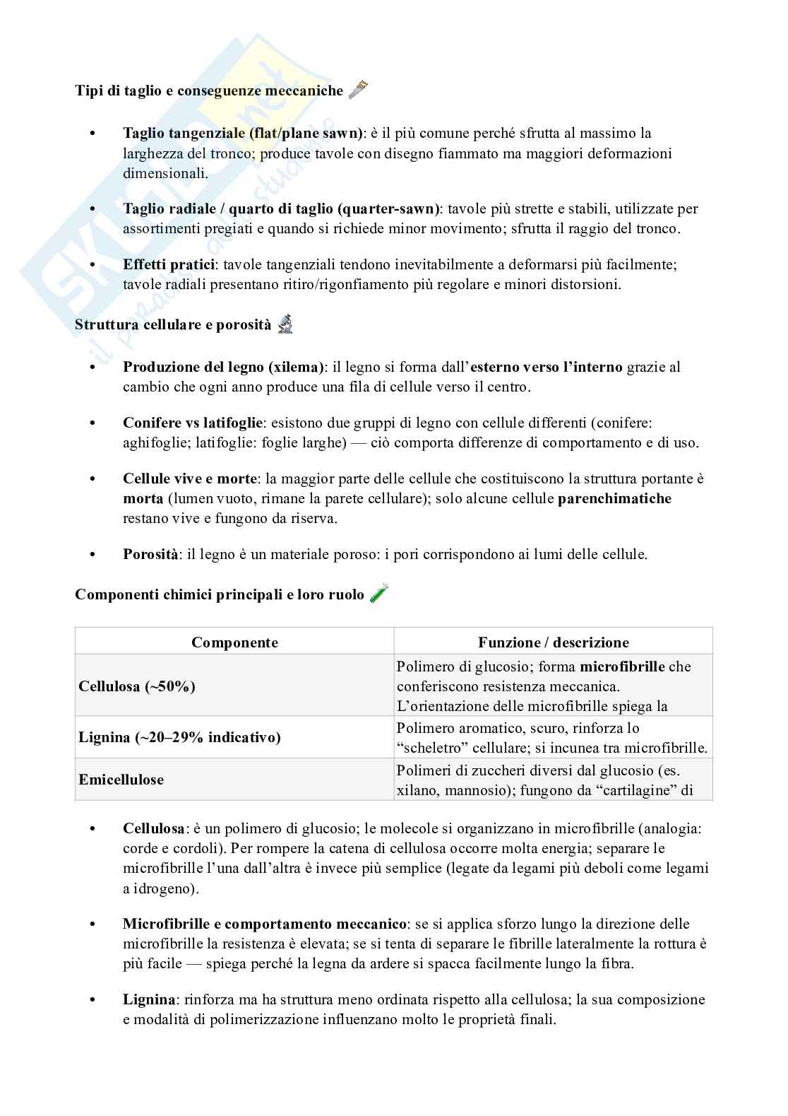 Materiali naturali, legno  Pag. 2