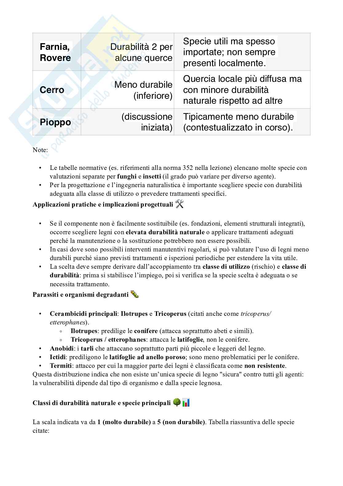 Materiali naturali, legno  Pag. 51