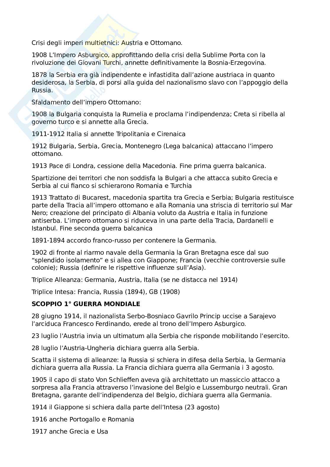 Riassunto esame Storia contemporanea, prof. Cammarano, libro consigliato Storia contemporanea: dal XIX al XXI secolo, Cammarano, Guazzaloca, Piretti Pag. 21