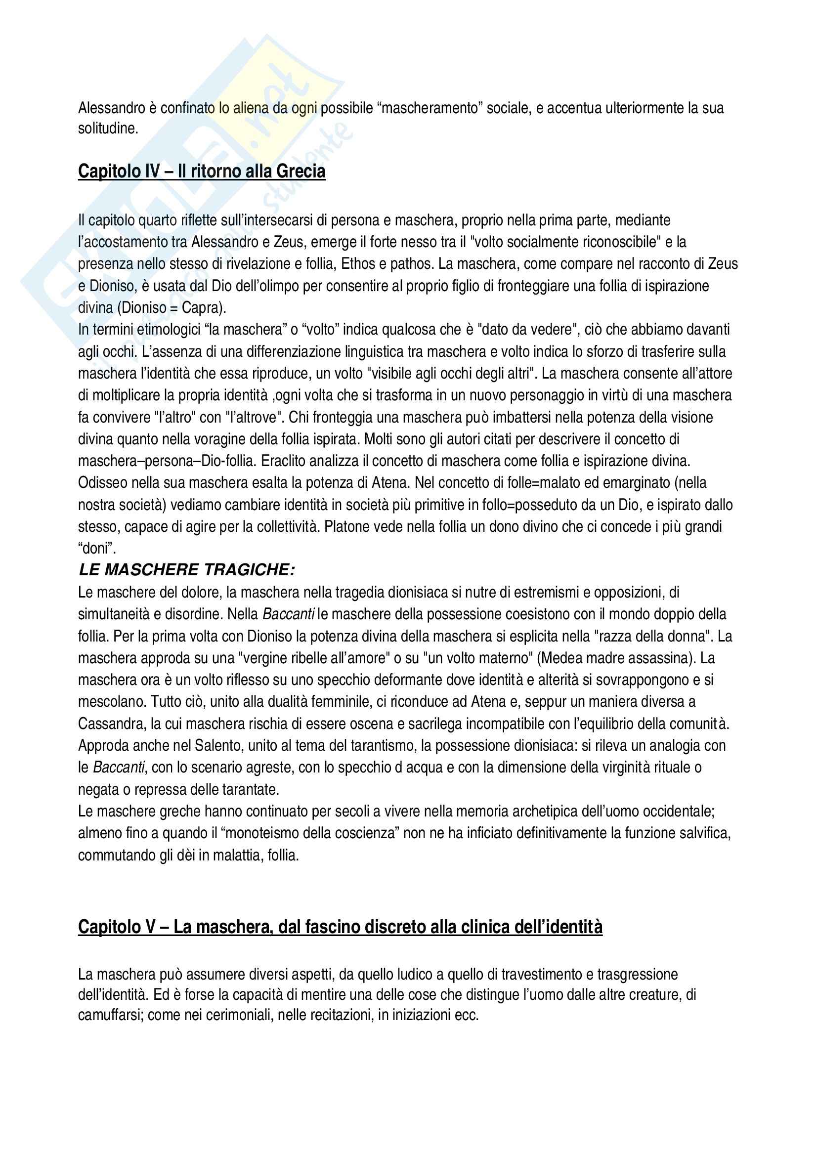 Riassunto esame antropologia culturale, prof. Faranda, libro consigliato Medusa allo specchio, Faranda, Callieri Pag. 6