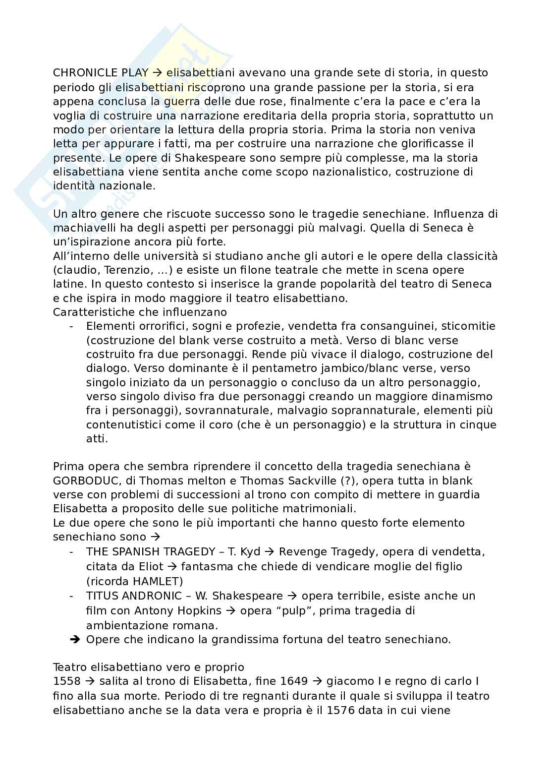 Letteratura Inglese 1 - appunti completi del corso Pag. 26