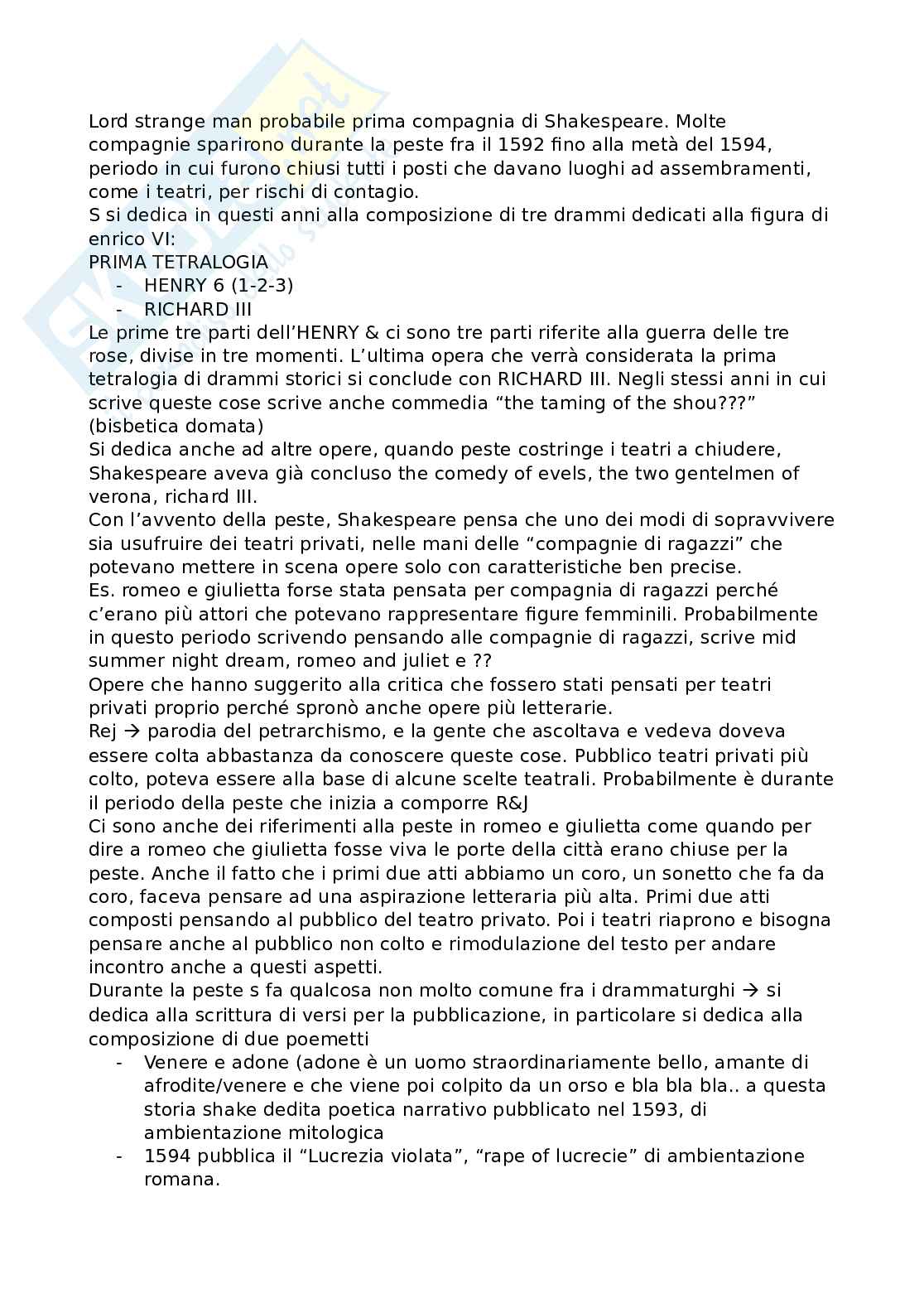 Letteratura Inglese 1 - appunti completi del corso Pag. 31