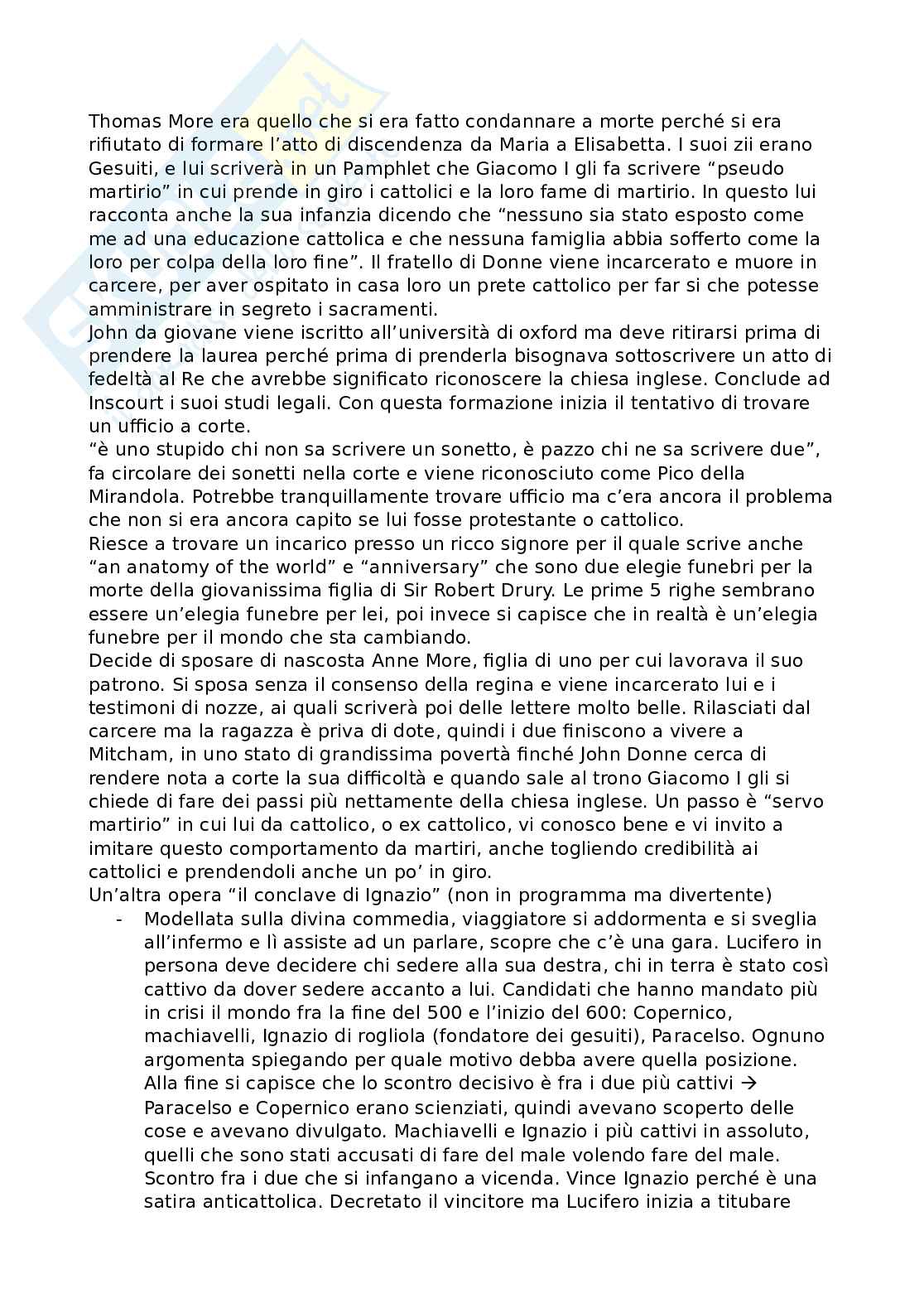 Letteratura Inglese 1 - appunti completi del corso Pag. 61