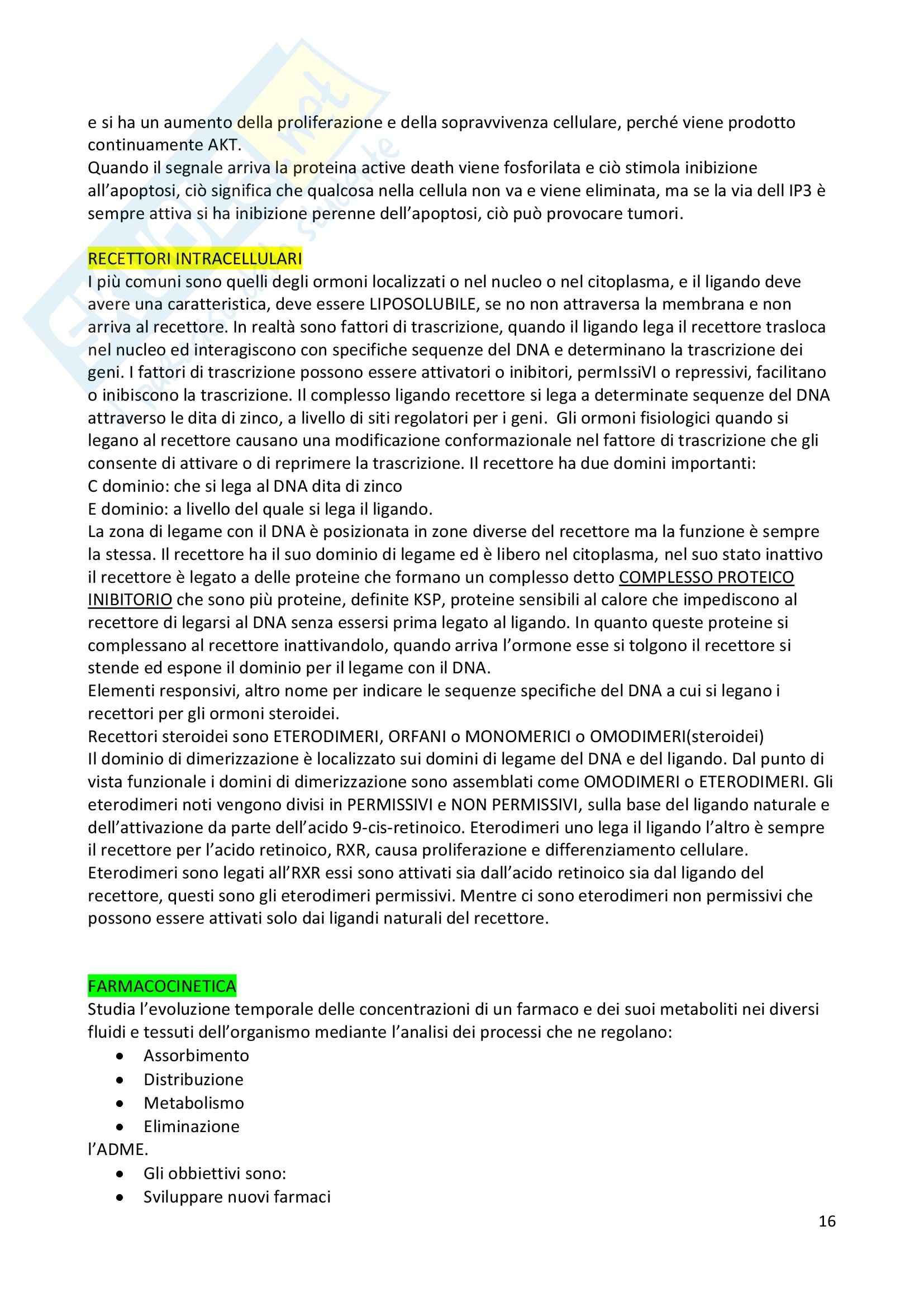Farmacognosia e farmacologia Pag. 16