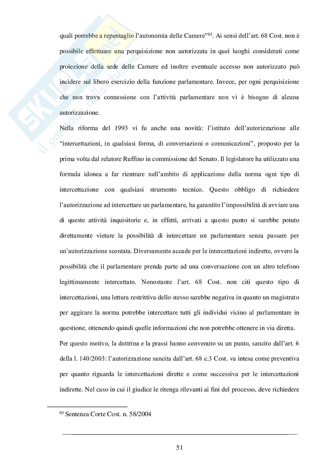 Immunità parlamentari in prospettiva comparata: i casi inglese, spagnolo e italiano  Pag. 51
