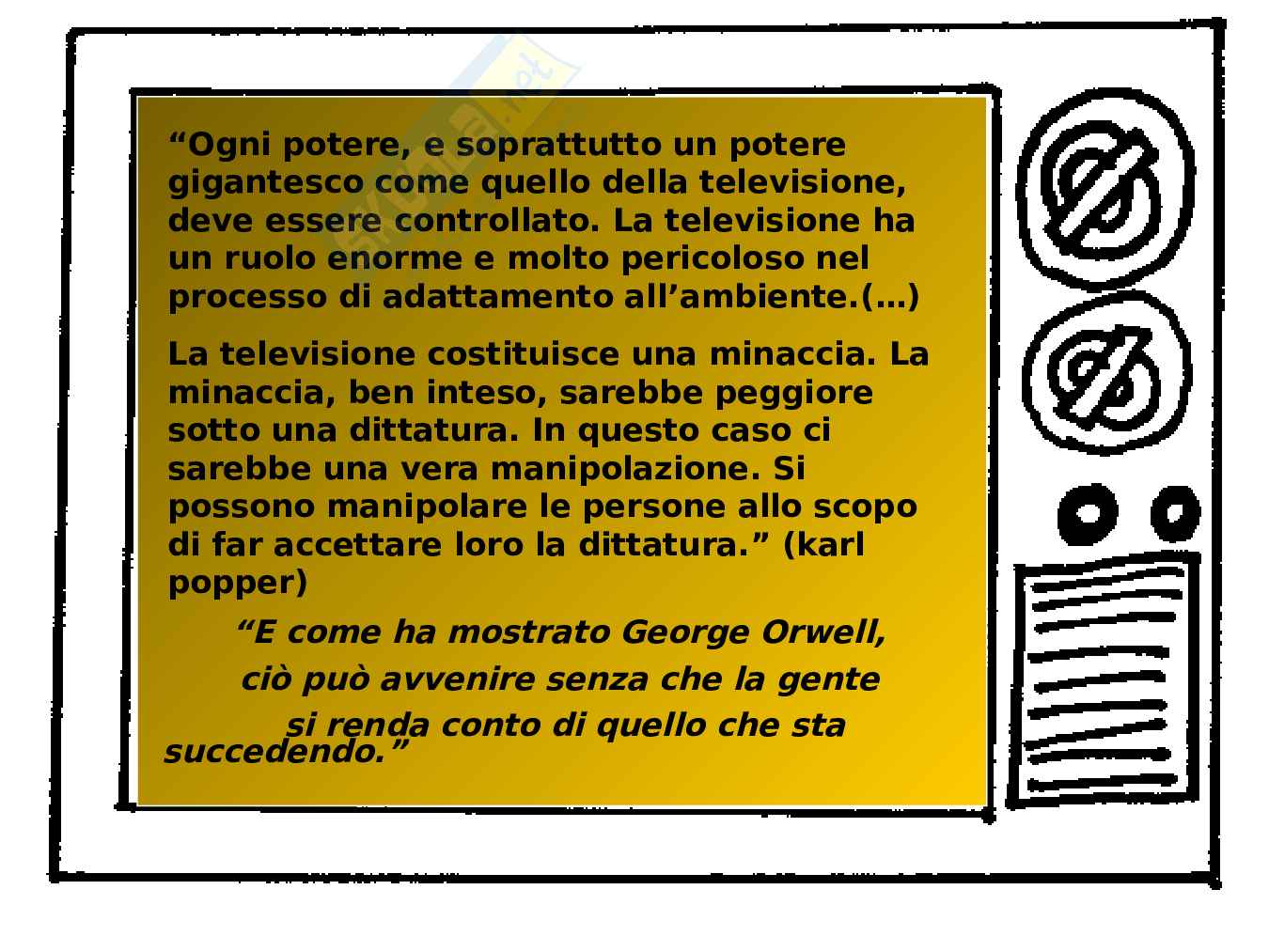 Tesina - Il potere della televisione Pag. 6