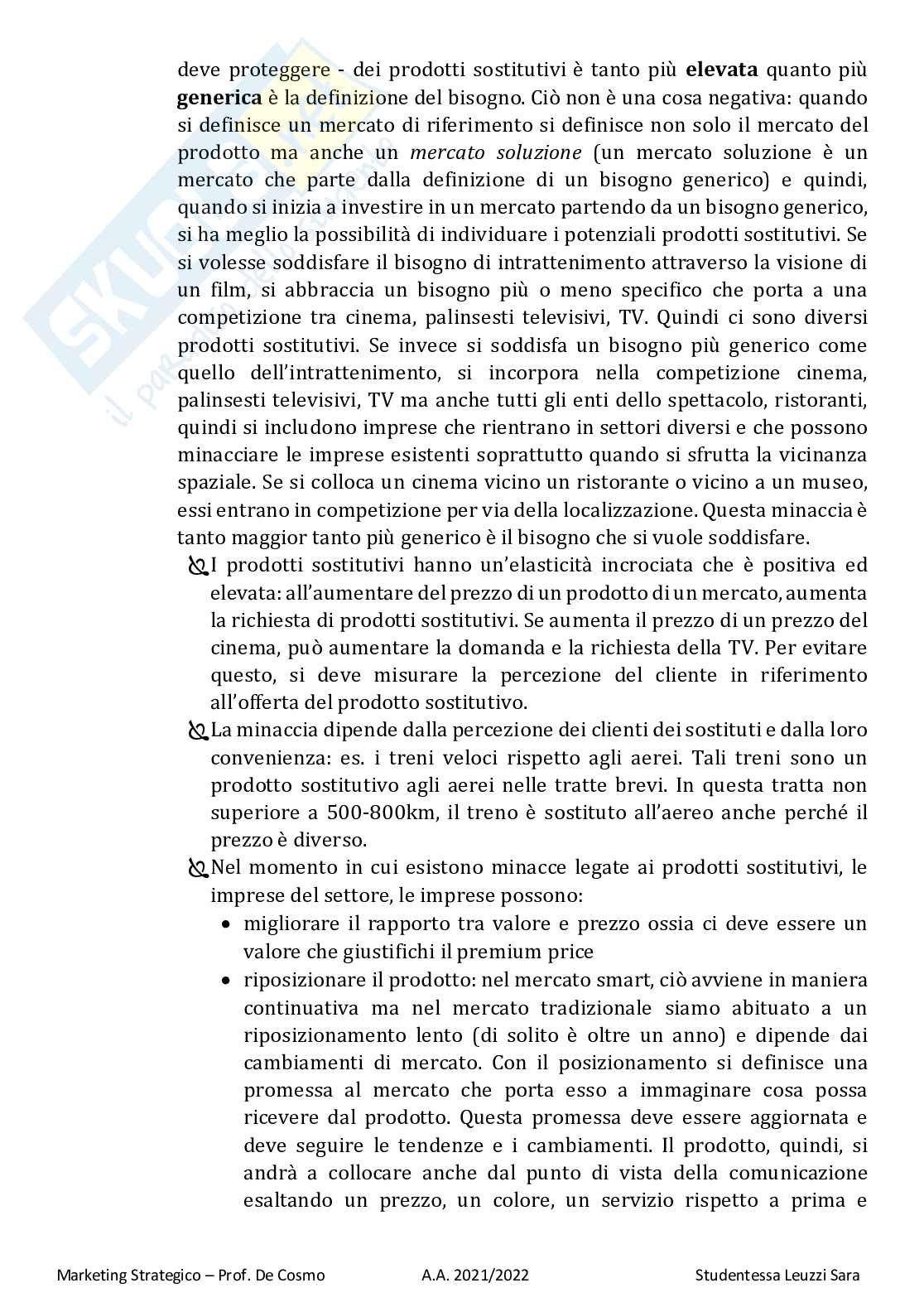 Appunti pratici Marketing strategico Pag. 16