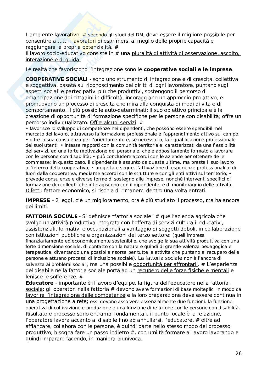 Metodologie didattiche per l'inclusione (2022) - Appunti Pag. 26