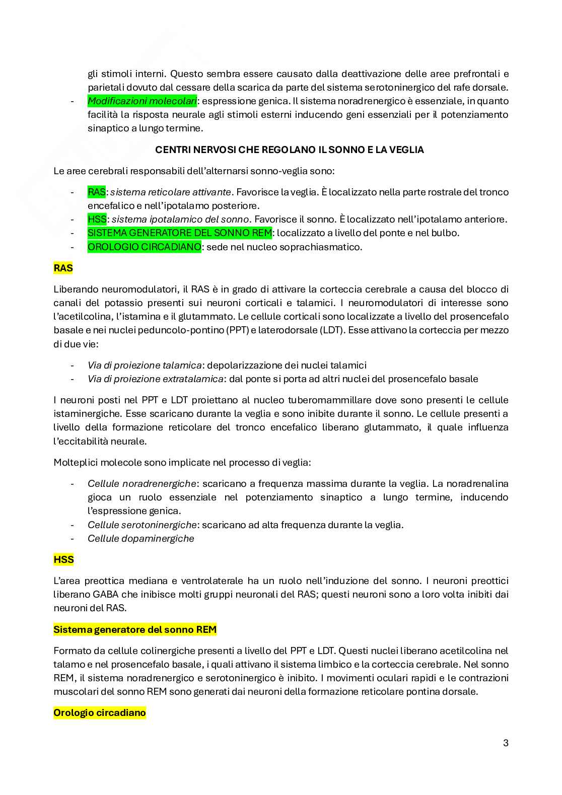 Fisiologia del sistema nervoso Pag. 11