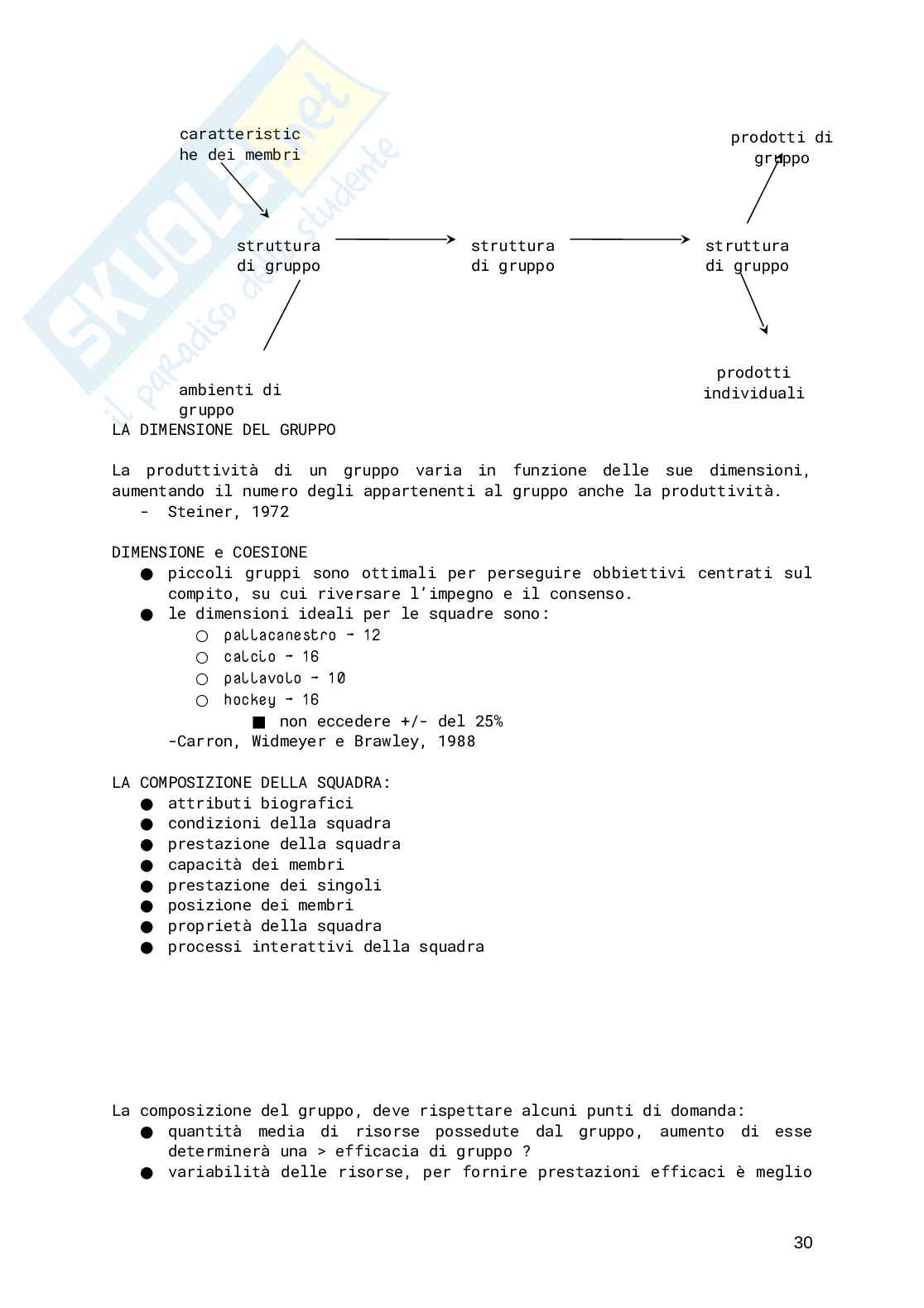 Psicologia Psicologia dello sport Pag. 31