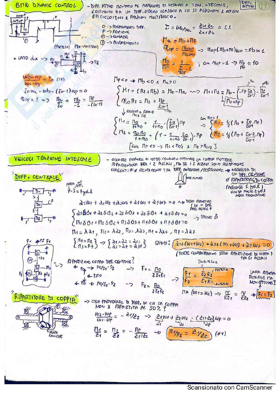 Meccanica del veicolo  Pag. 11