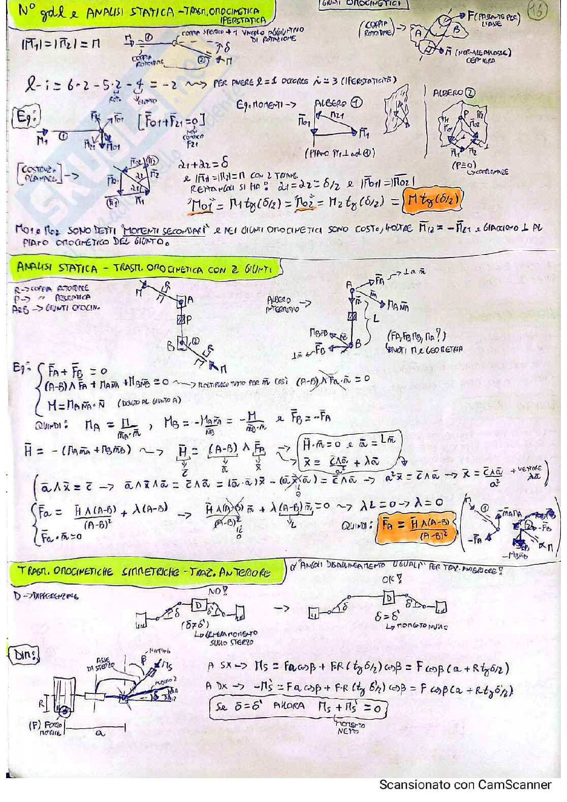Meccanica del veicolo  Pag. 16