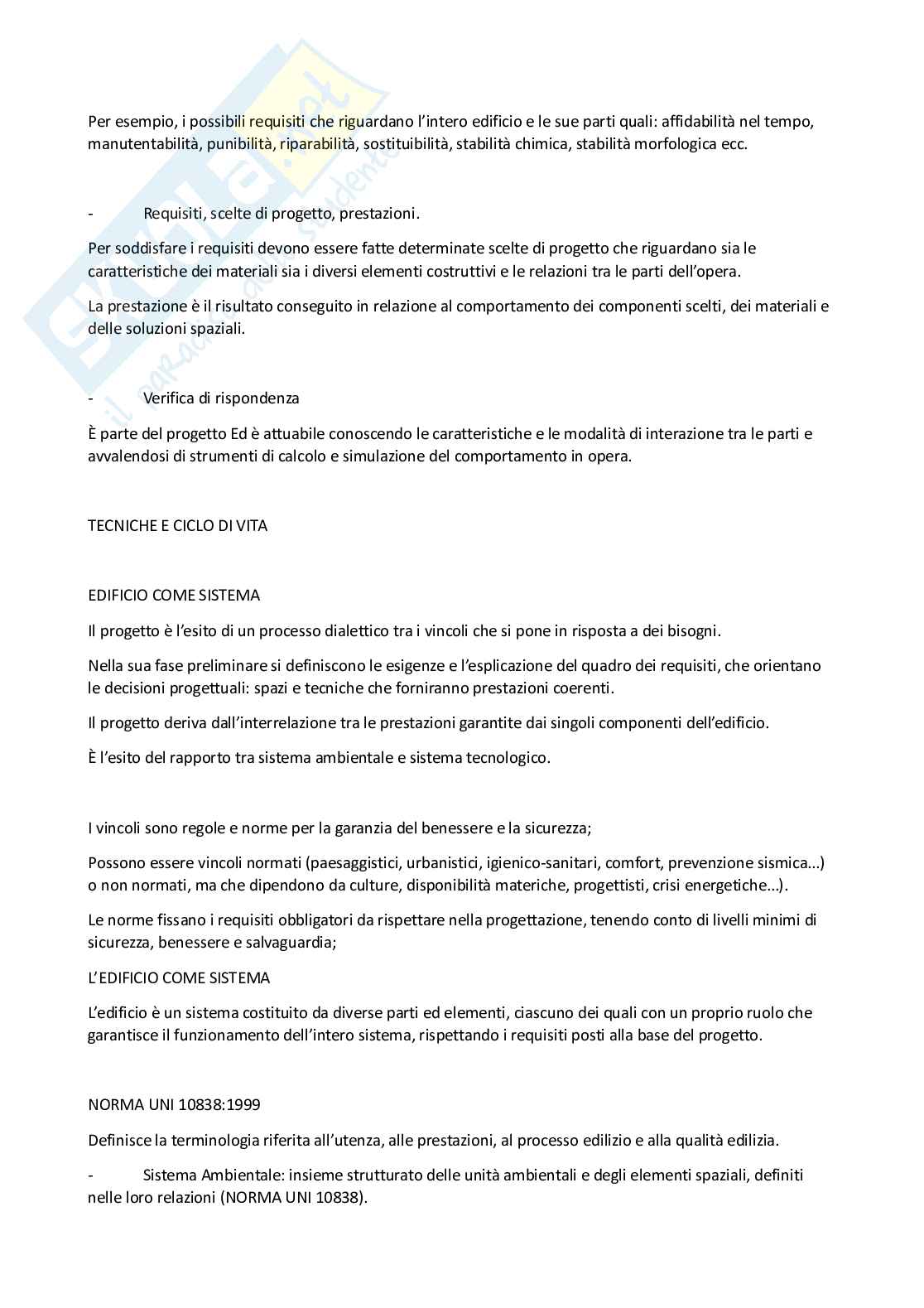Appunti Tecnologia dell'architettura 1 Pag. 16