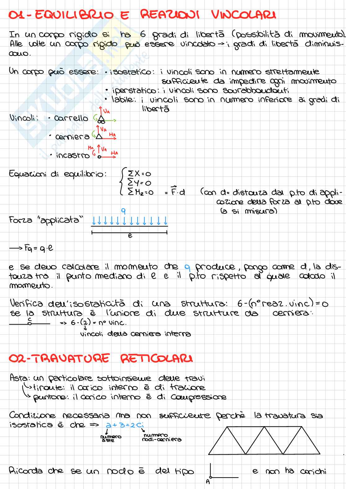 Appunti di Fondamenti di meccanica strutturale Pag. 1