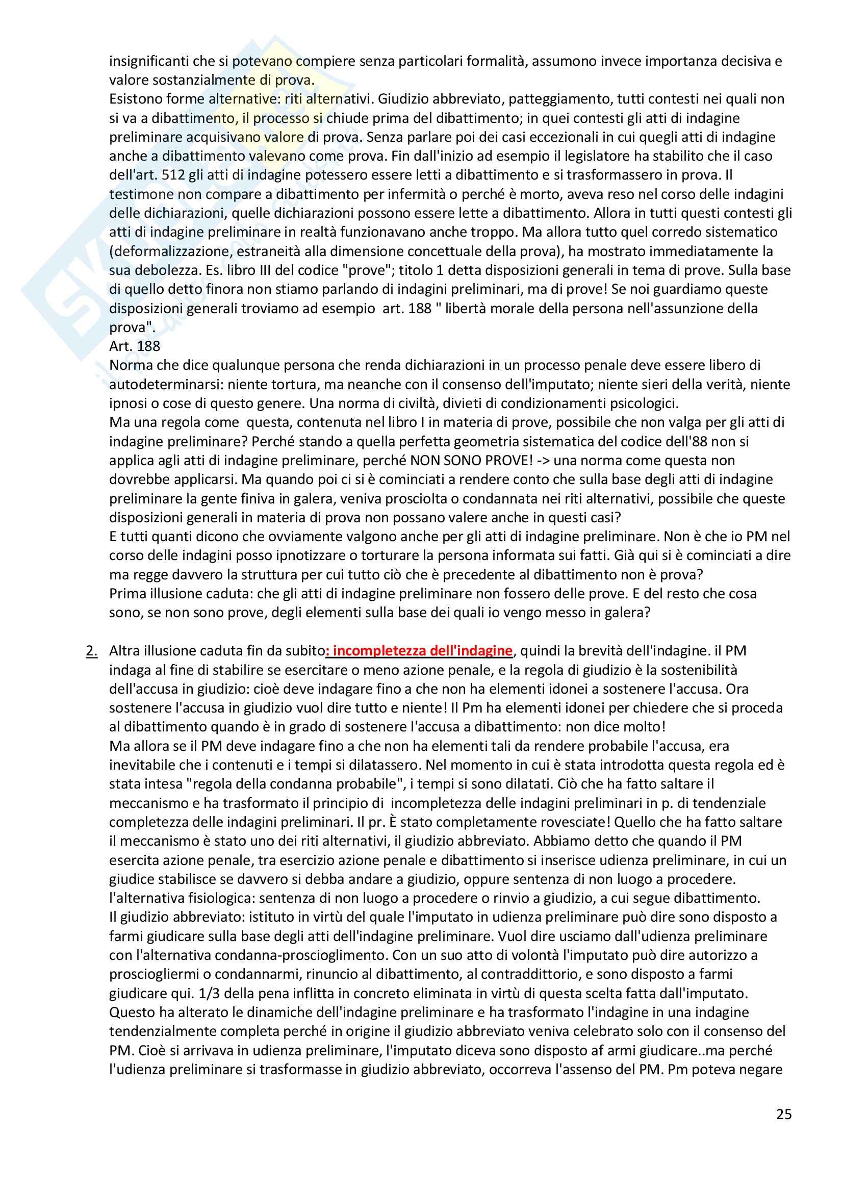Lezioni, Procedura Penale Pag. 26