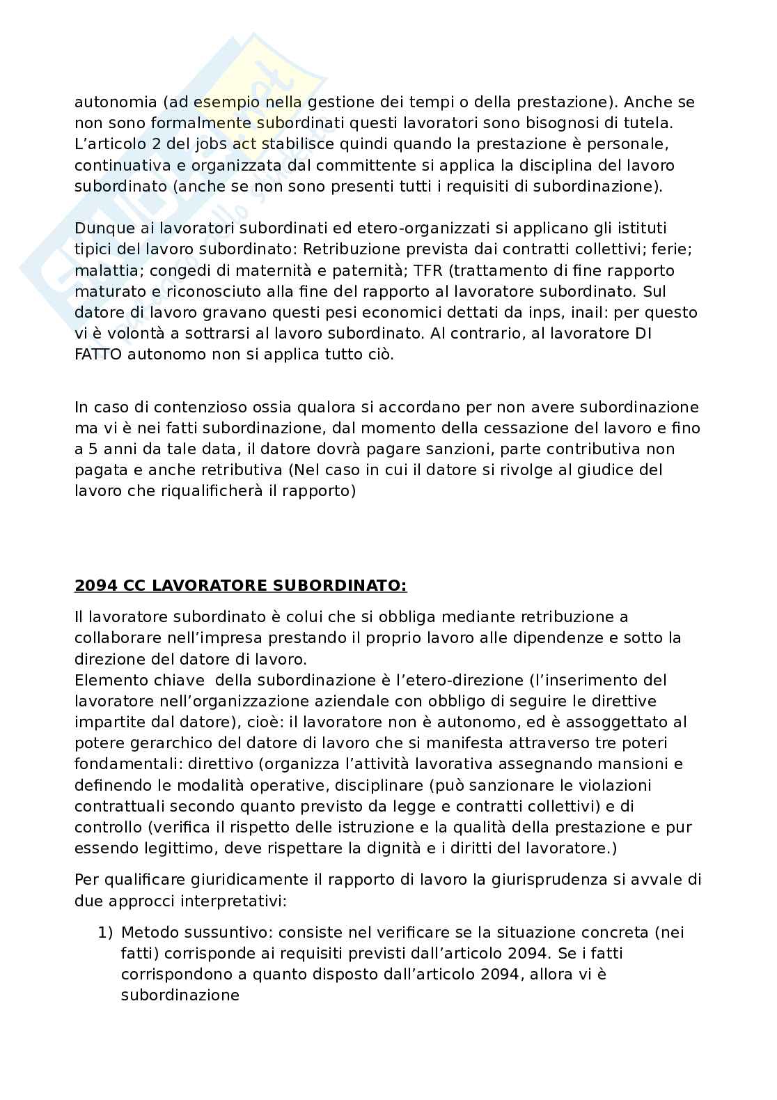 Diritto del lavoro definitivo Pag. 16