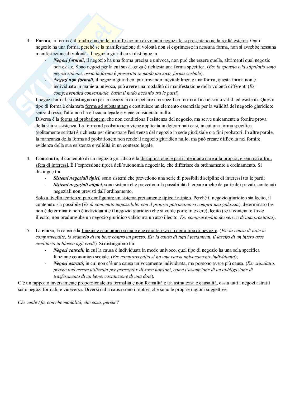 Riassunto esame Istituzioni di diritto romano, Prof. Biscotti Barbara, libro consigliato Manuale di diritto privato romano , Marrone Pag. 61