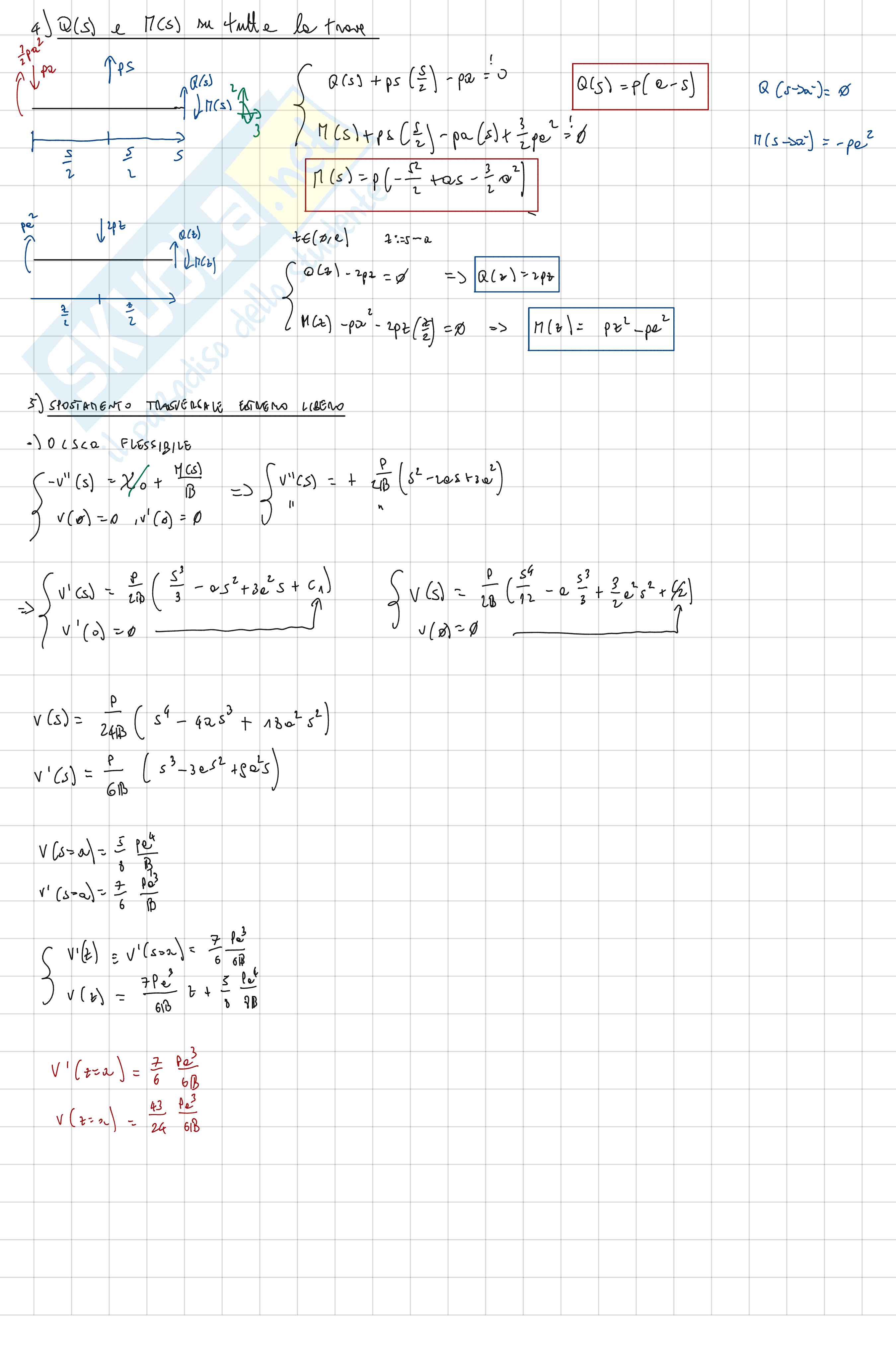 Raccolta di esercizi svolti sulla meccanica della trave  Pag. 2