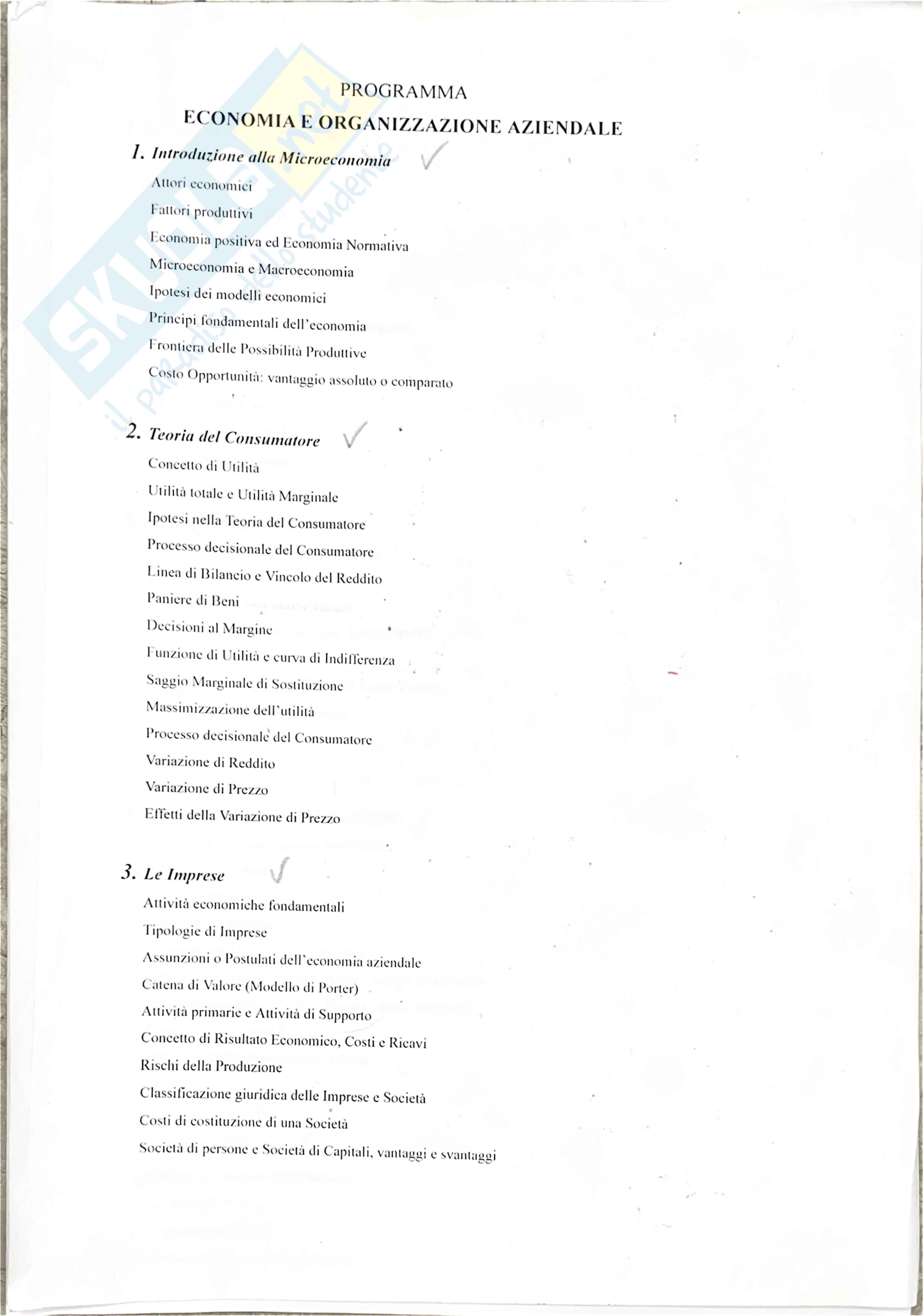 Riassunto esame Economia e organizzazione aziendale, Prof. Ammirato Salvatore, libro consigliato Fundamental of business process management , Barbaro  Pag. 1