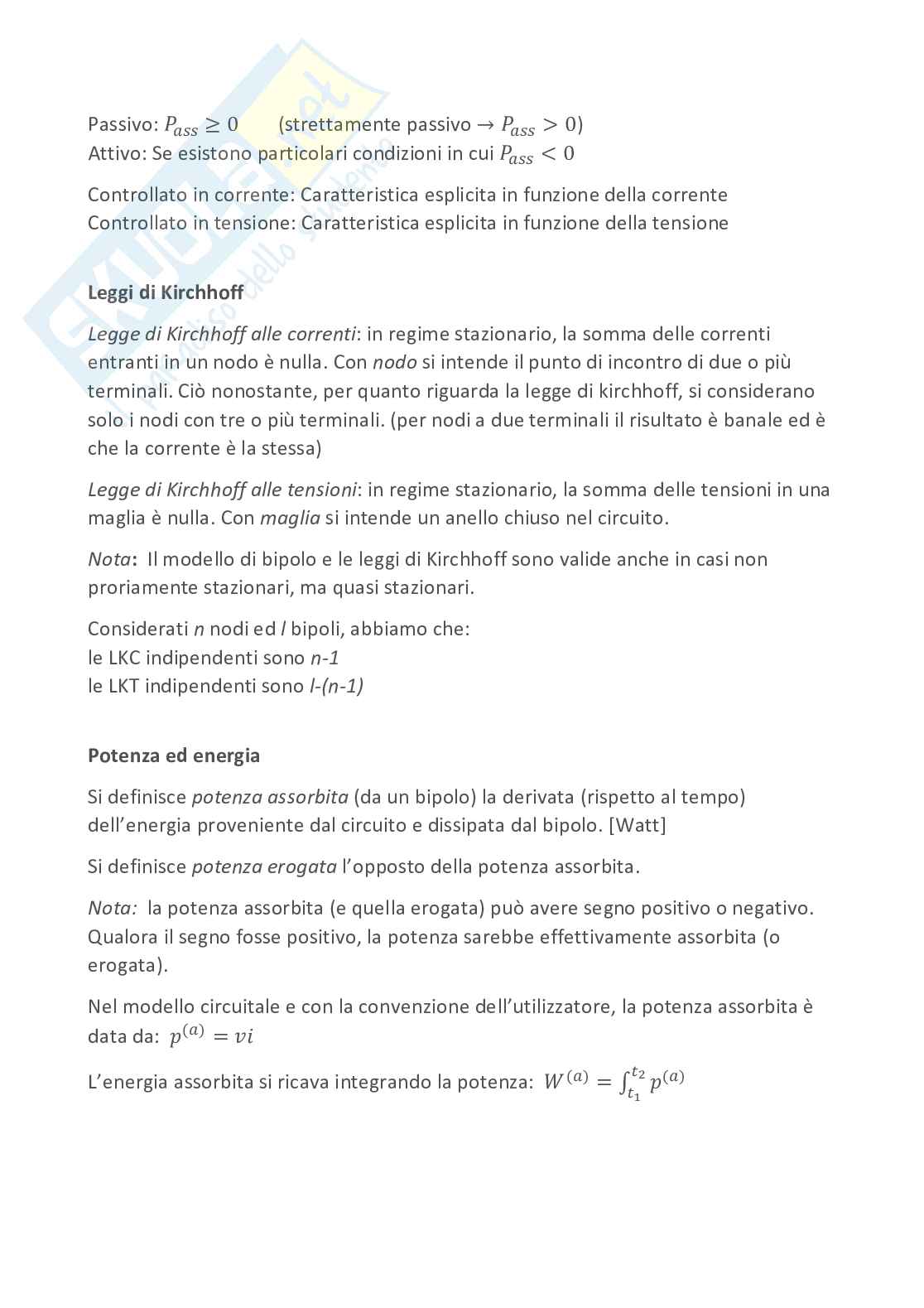 Appunti Elettrotecnica Pag. 2