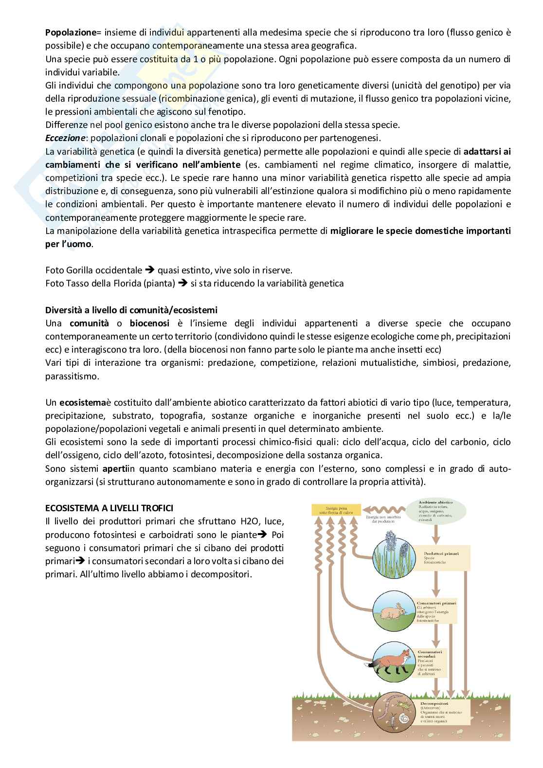 Gestione e tutela della biodiversità e del paesaggio Pag. 2