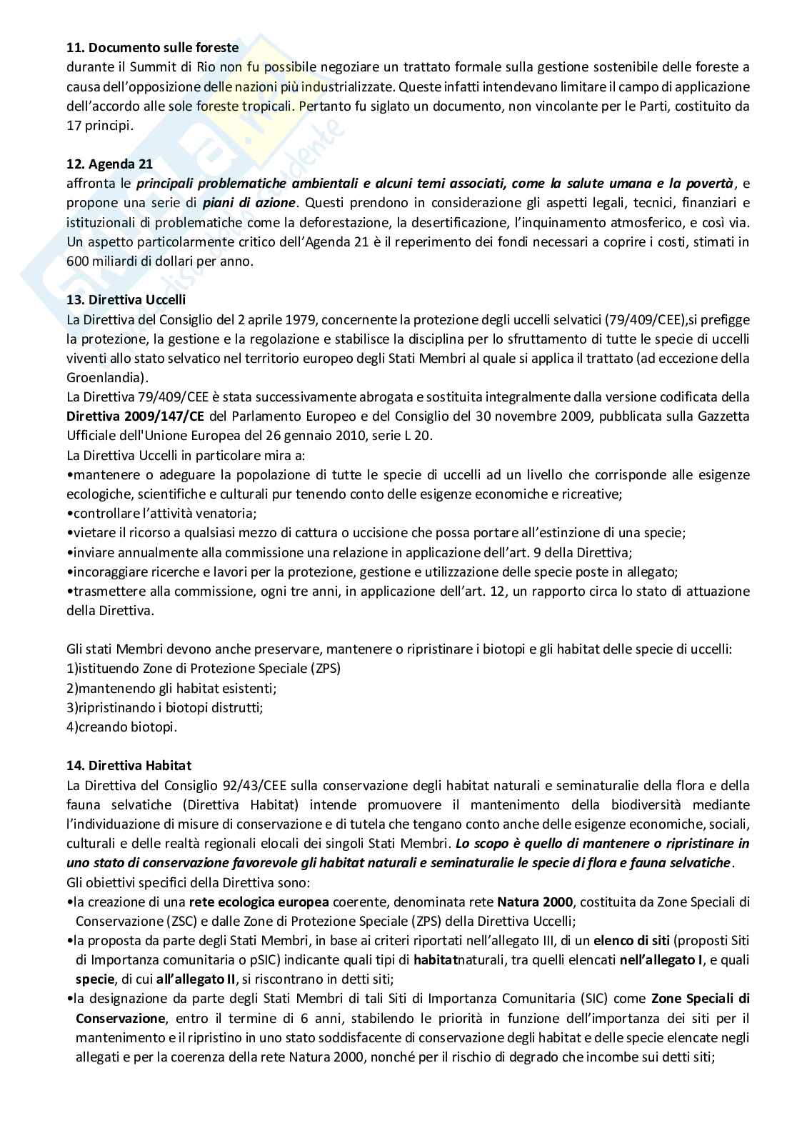 Gestione e tutela della biodiversità e del paesaggio Pag. 21