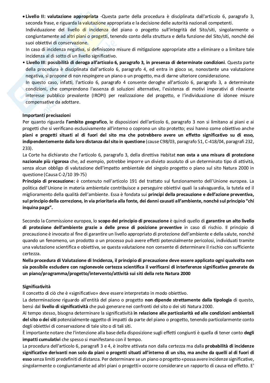 Gestione e tutela della biodiversità e del paesaggio Pag. 86
