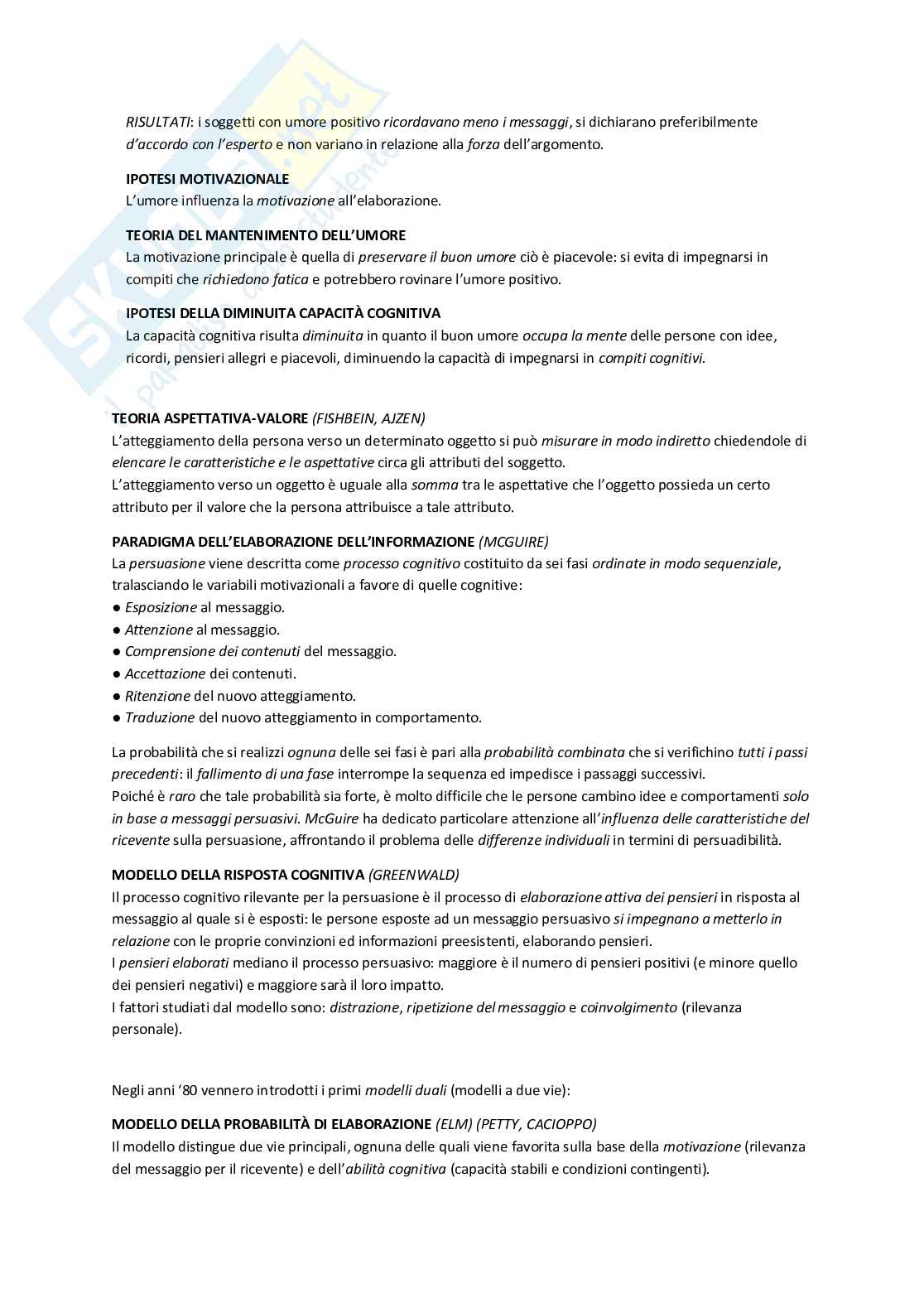 Appunti Psicologia sociale Pag. 41