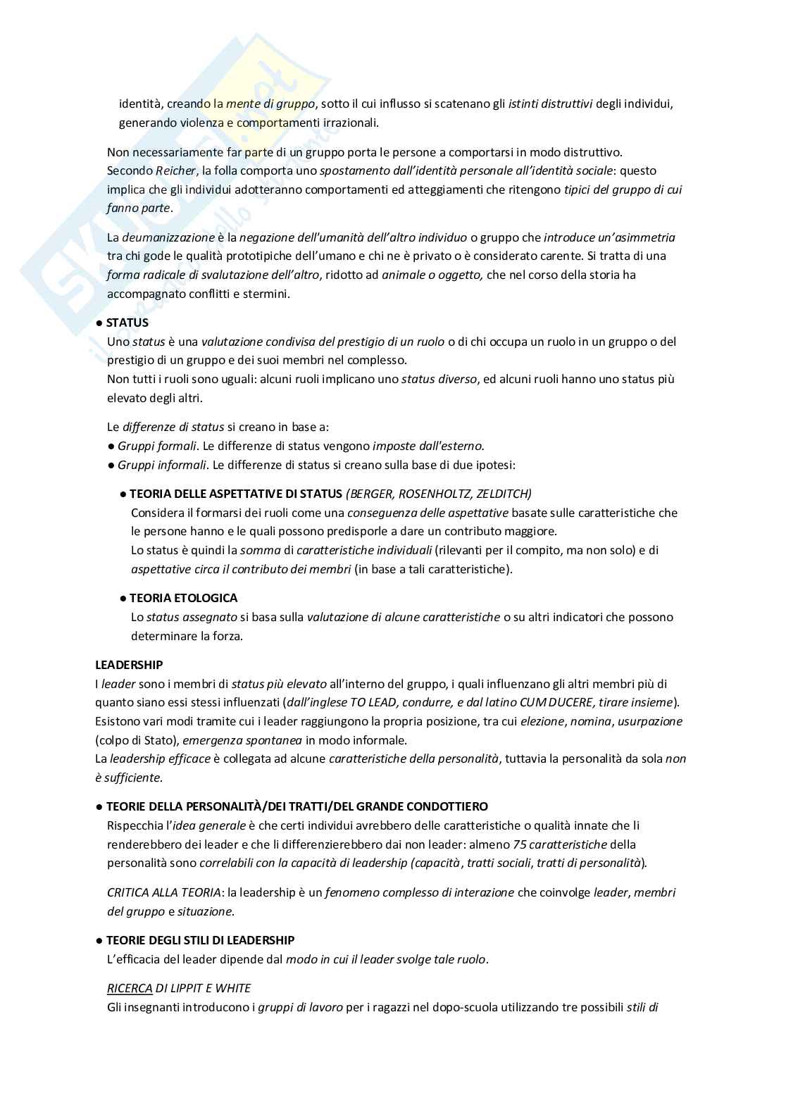 Appunti Psicologia sociale Pag. 61