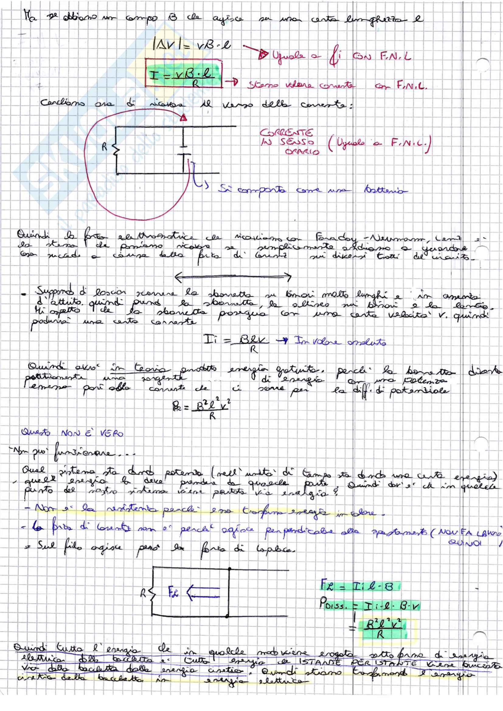 Magnetismo - fisica 2, appunti tratti dal corso prof. Minzioni, unipv Bioingegneria Pag. 56