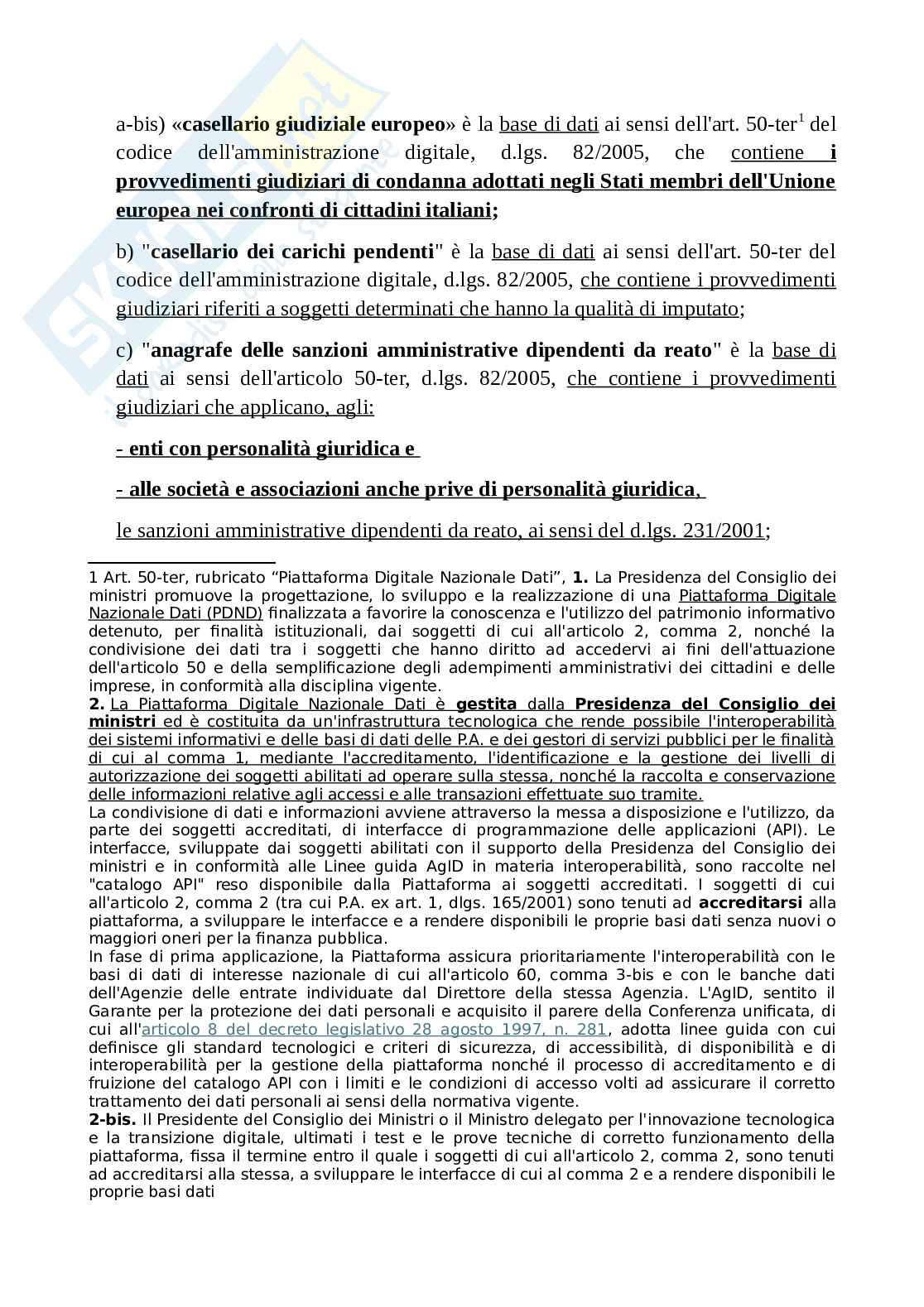 Schemi testo unico sul casellario giudiziale Pag. 2