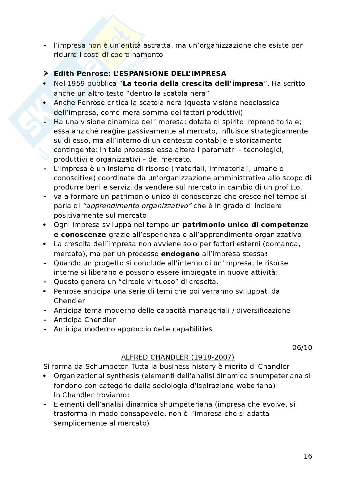 Storia dell’impresa Pag. 16