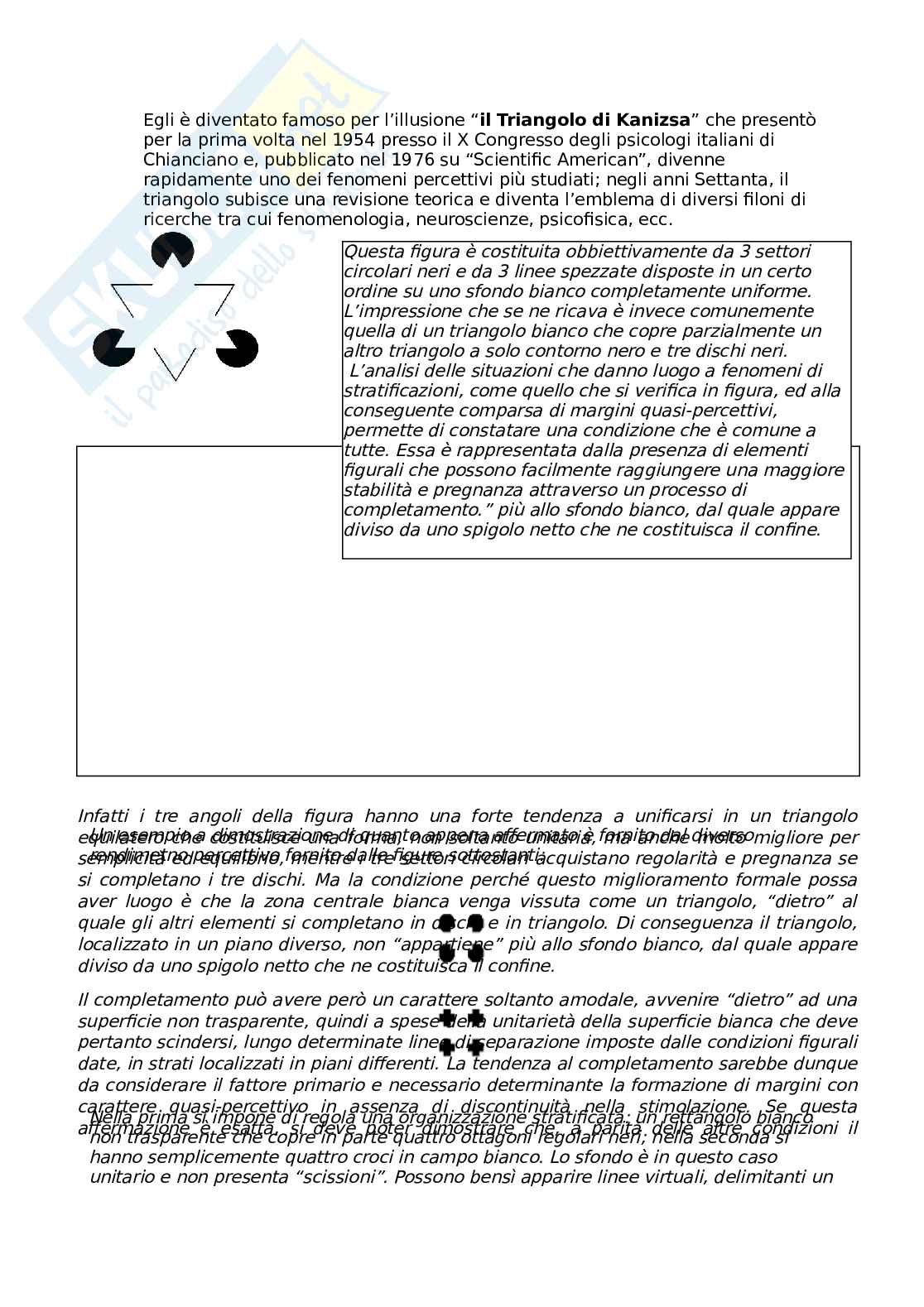 Teoria della Gestalt e percezione Pag. 6
