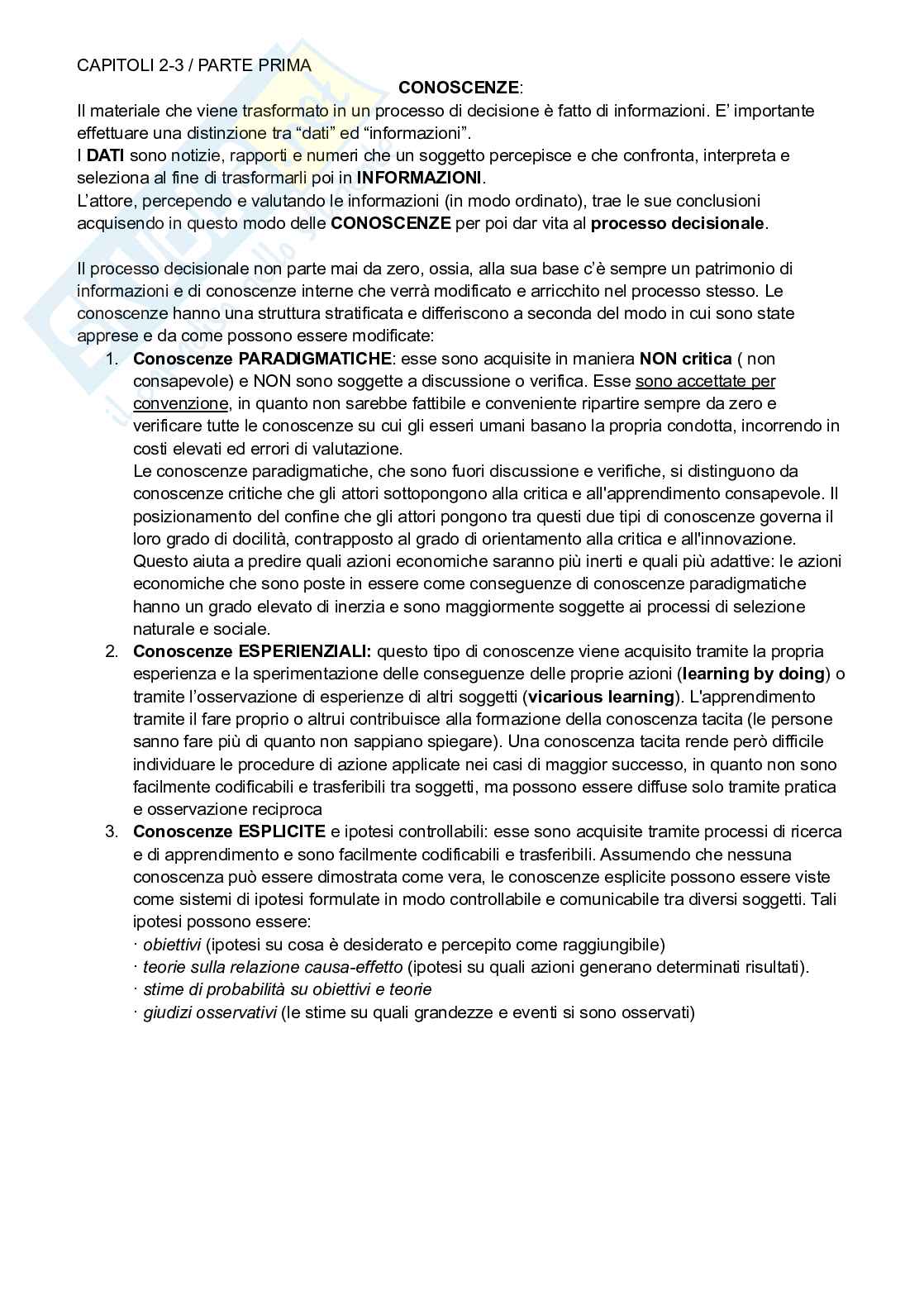 Appunti di Organizzazione aziendale  Pag. 2